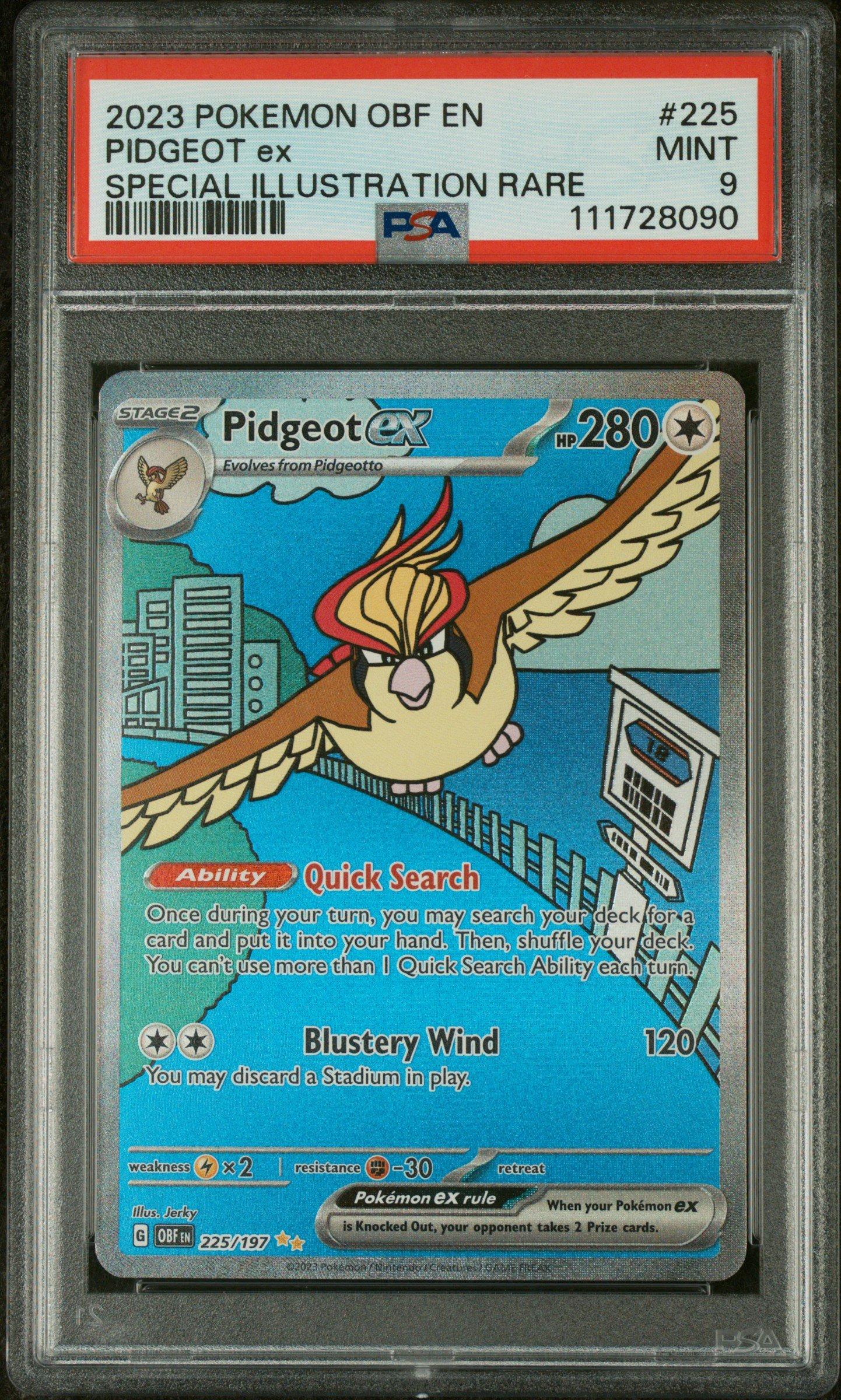 2023 Pokemon Obf En-obsidian Flames 225 Pidgeot Ex Special