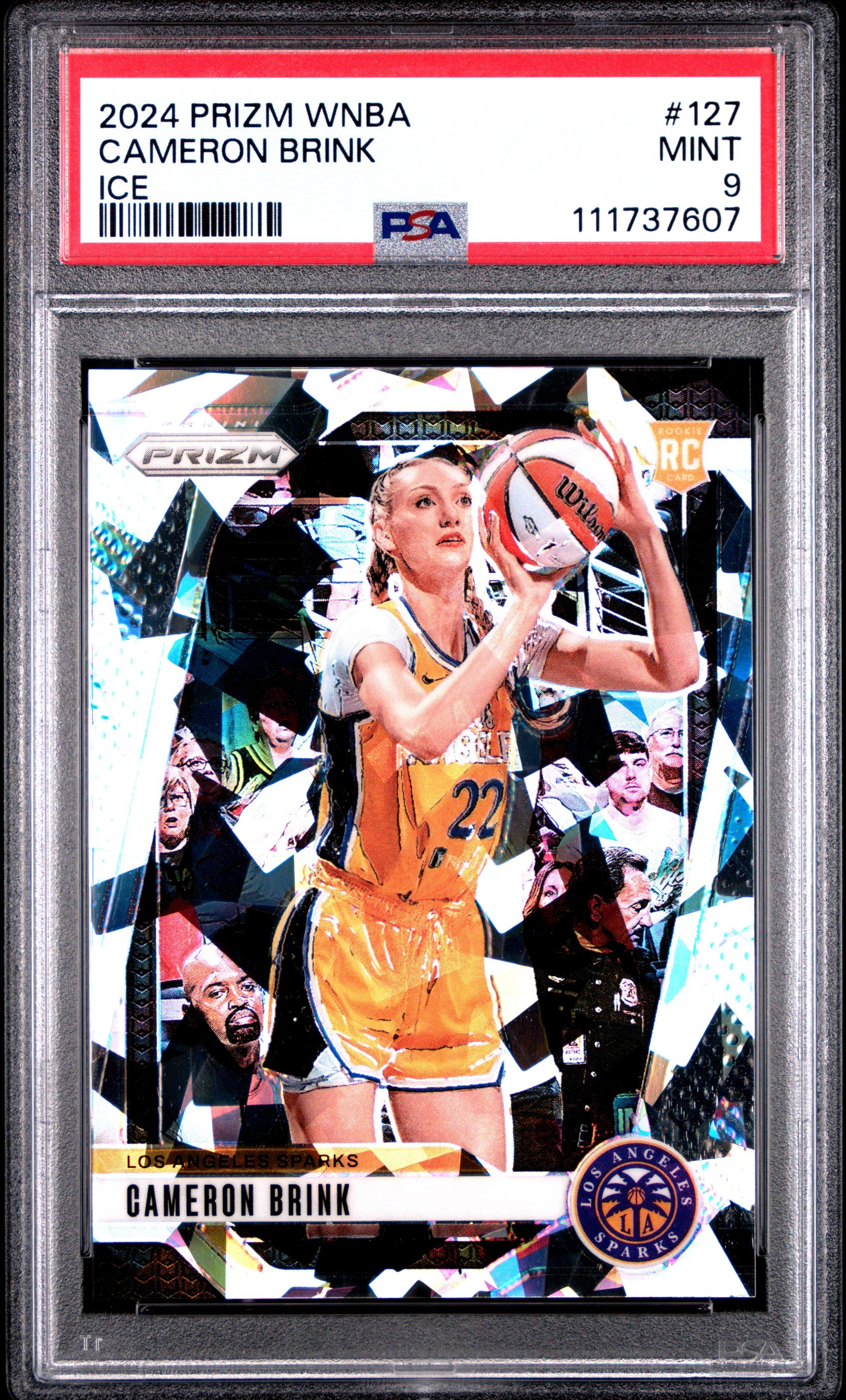2024 Panini Prizm Wnba 127 Cameron Brink Ice PSA