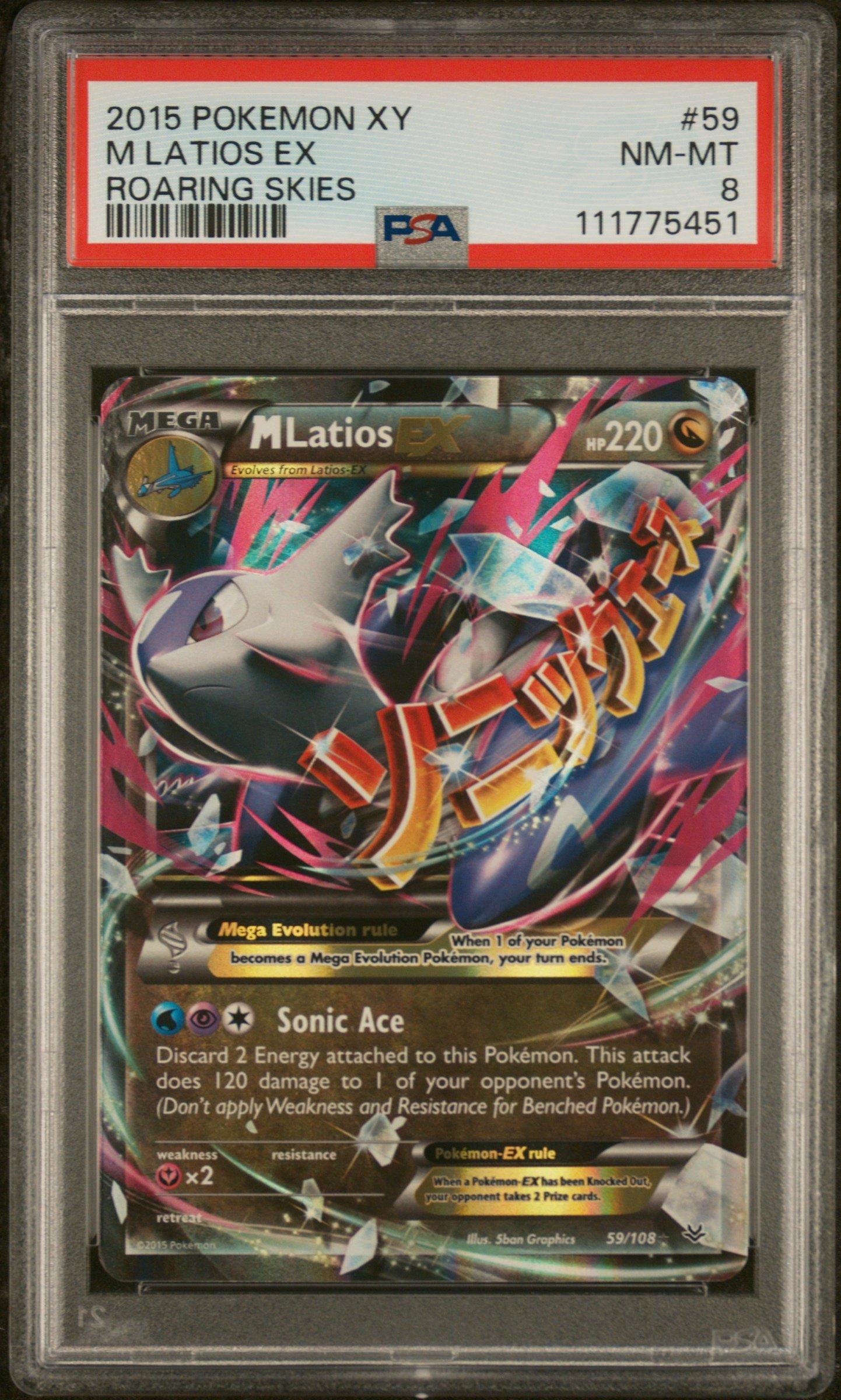 2015 Pokemon Xy Roaring Skies 59 M Latios Ex PSA