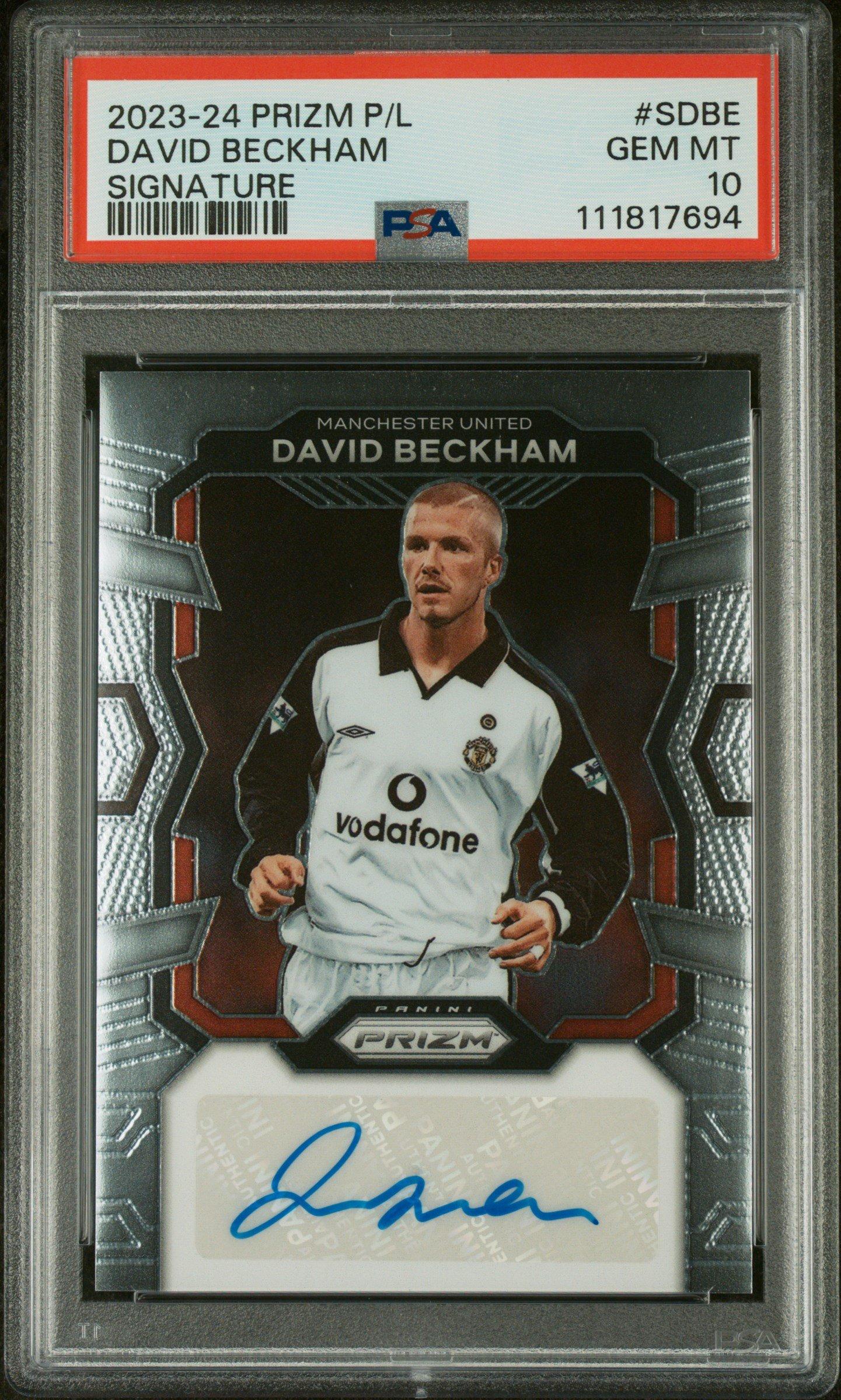 David Beckham ベッカム Panini Prizm AUTO 2025 Prizm FIFA Club World Cup David Beckham Auto Gold Vinyl 1/1