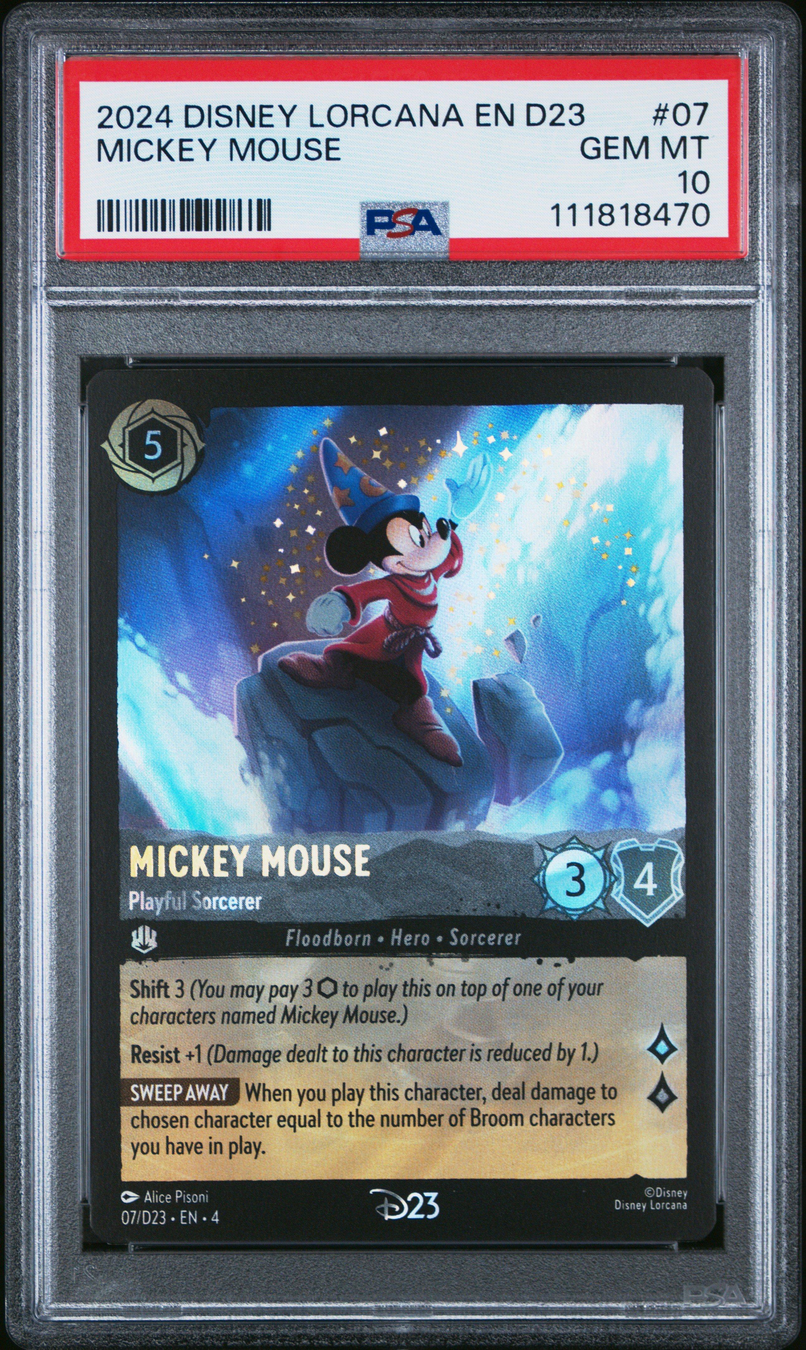 2024 Disney Lorcana En D23-d23 Expo Promo 07 Mickey Mouse