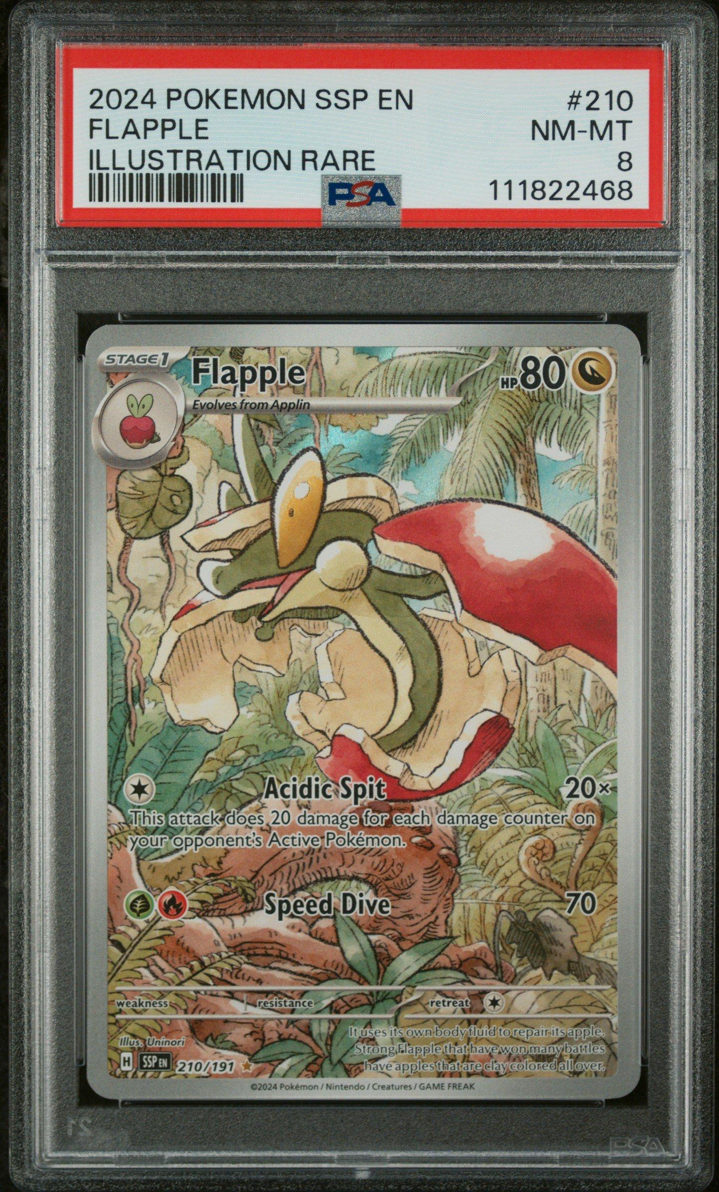2024 Pokemon Ssp En-surging Sparks 210 Flapple Illustration Rare