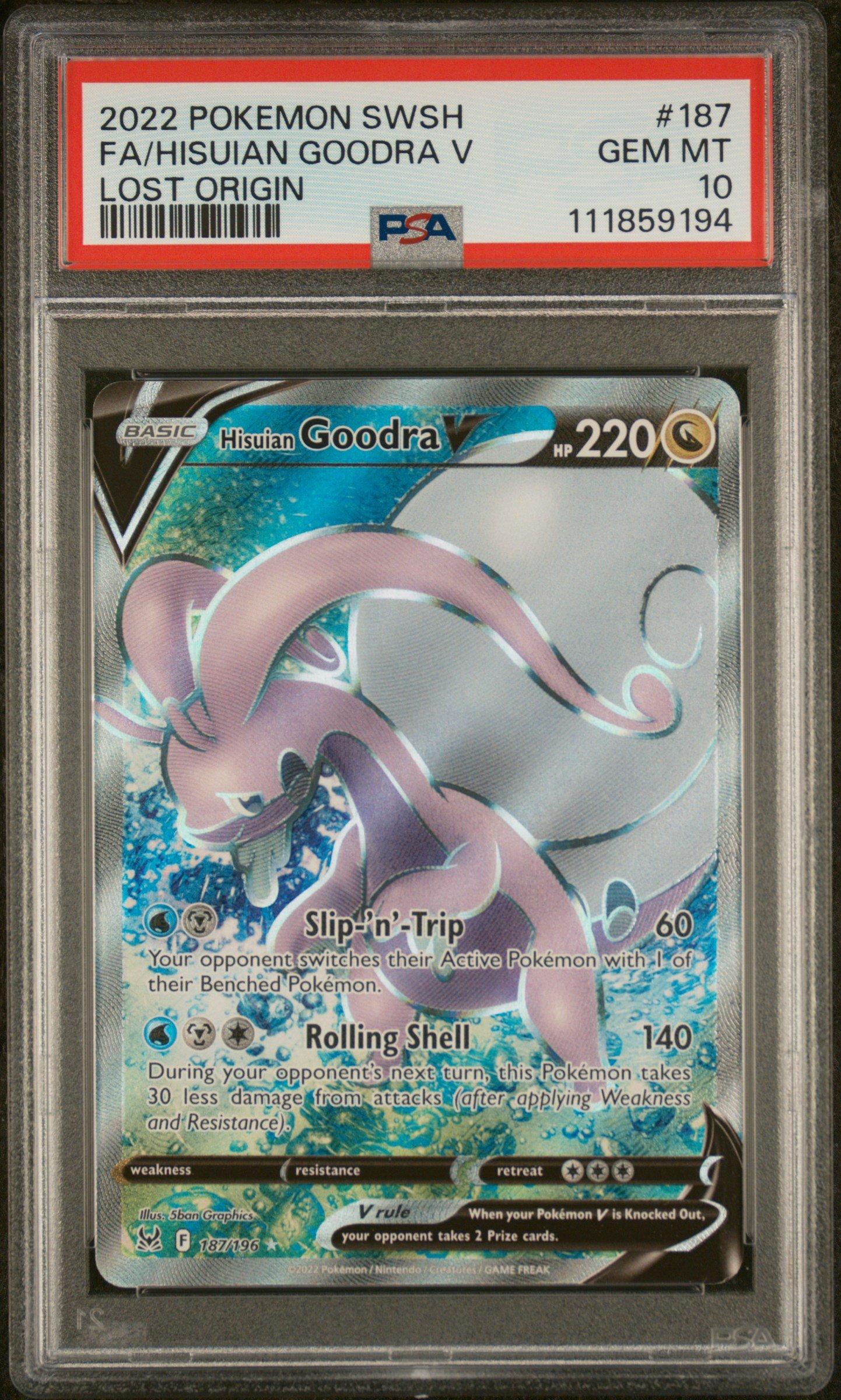 GameStop 2022 Pokemon Sword & Shield Lost Origin 187 Full Art