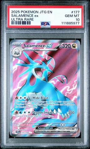 2025 ポケモンカード サ Salamence EX 5枚セット 2025 Pokemon Jtg En-journey Together 177 Salamence Ex Ultra