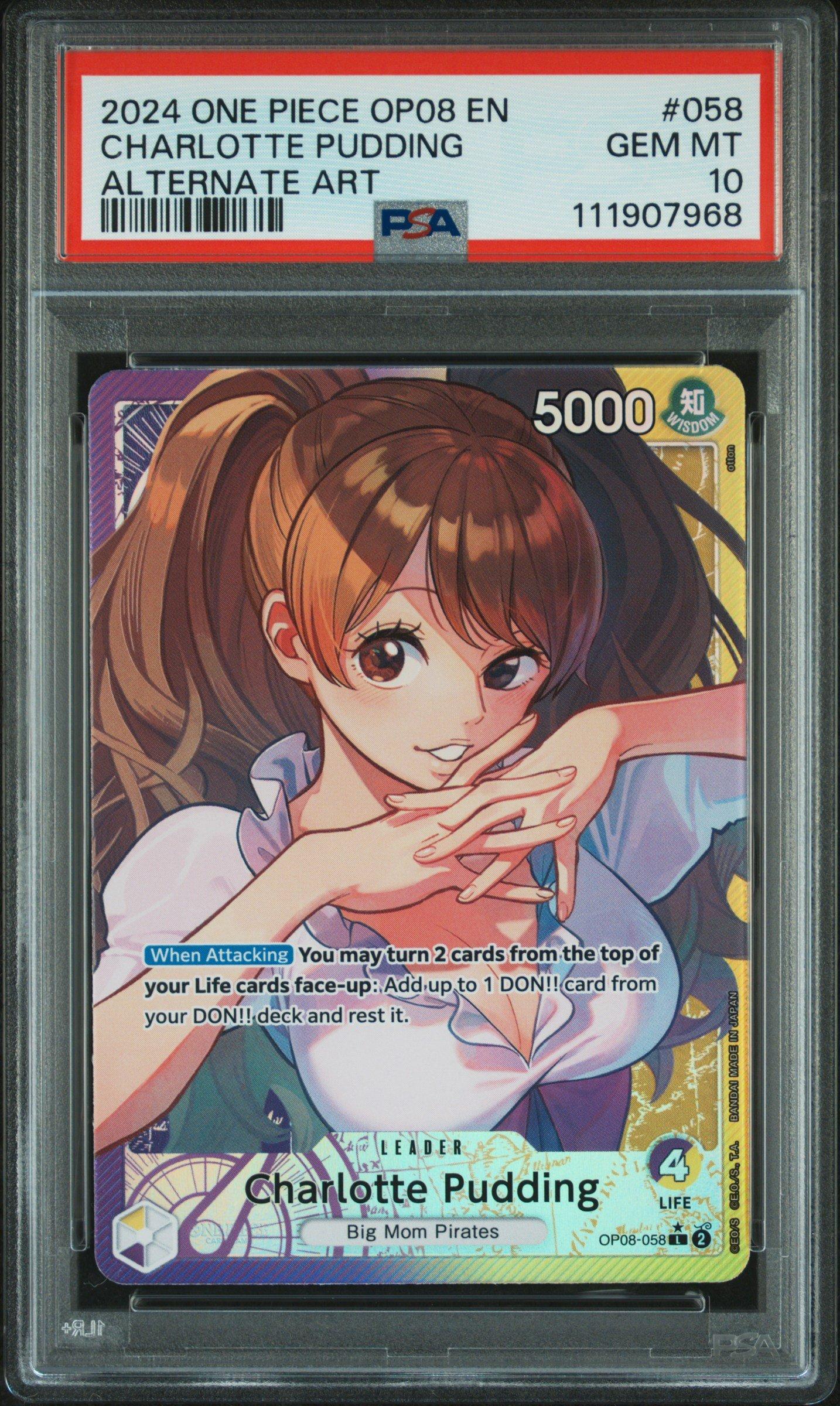 2024 One Piece Op08-two Legends 058 Charlotte Pudding Alternate