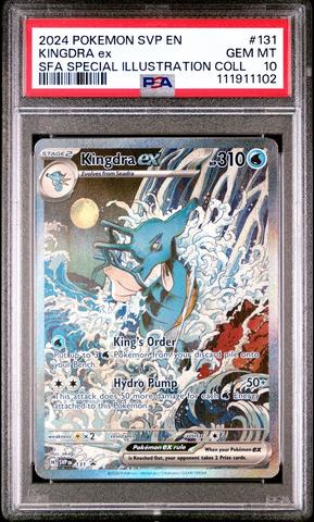 2024 Pokemon Svp En-sv Black Star Promo 131 Kingdra Ex Shrouded