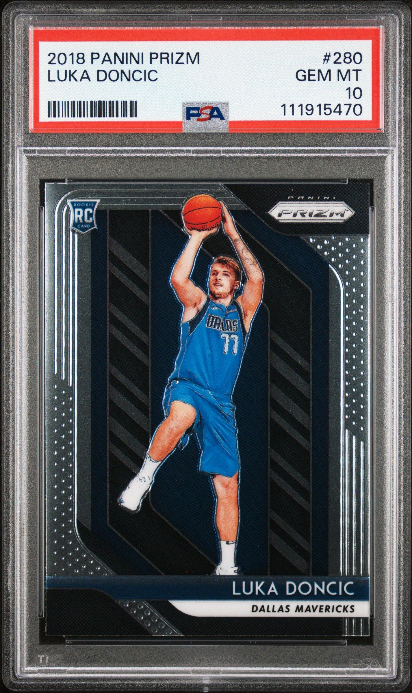 2018 Panini Prizm 280 Luka Doncic PSA