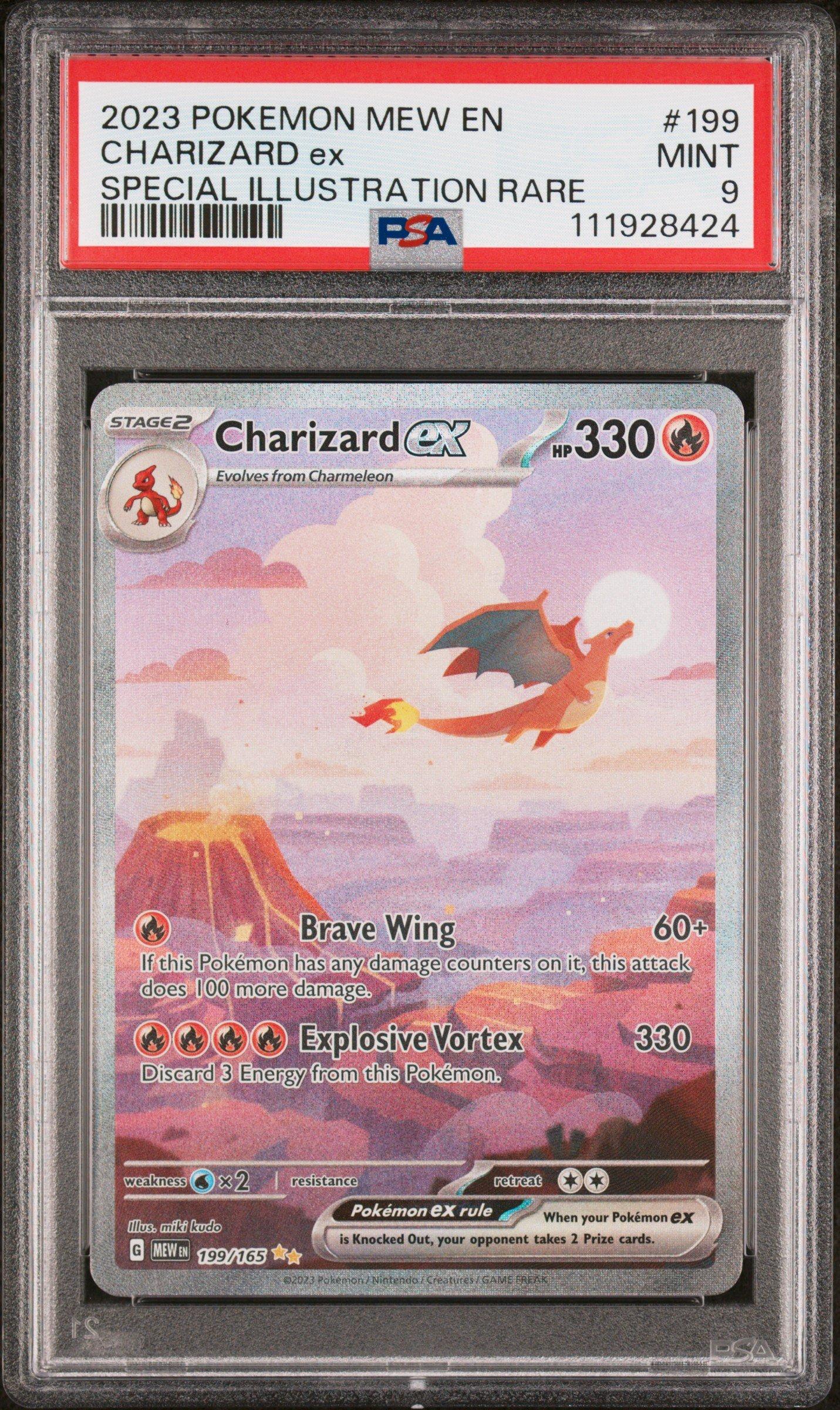 2023 Pokemon Mew En-151 199 Charizard Ex Special Illustration Rare