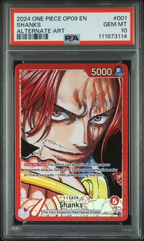 2024 ワンピース OP09 JP シャンクス PSA 10 - メルカリ