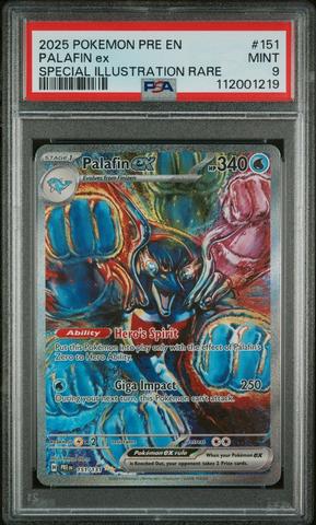 2025 Pokemon Pre En-prismatic Evolutions 151 Palafin Ex