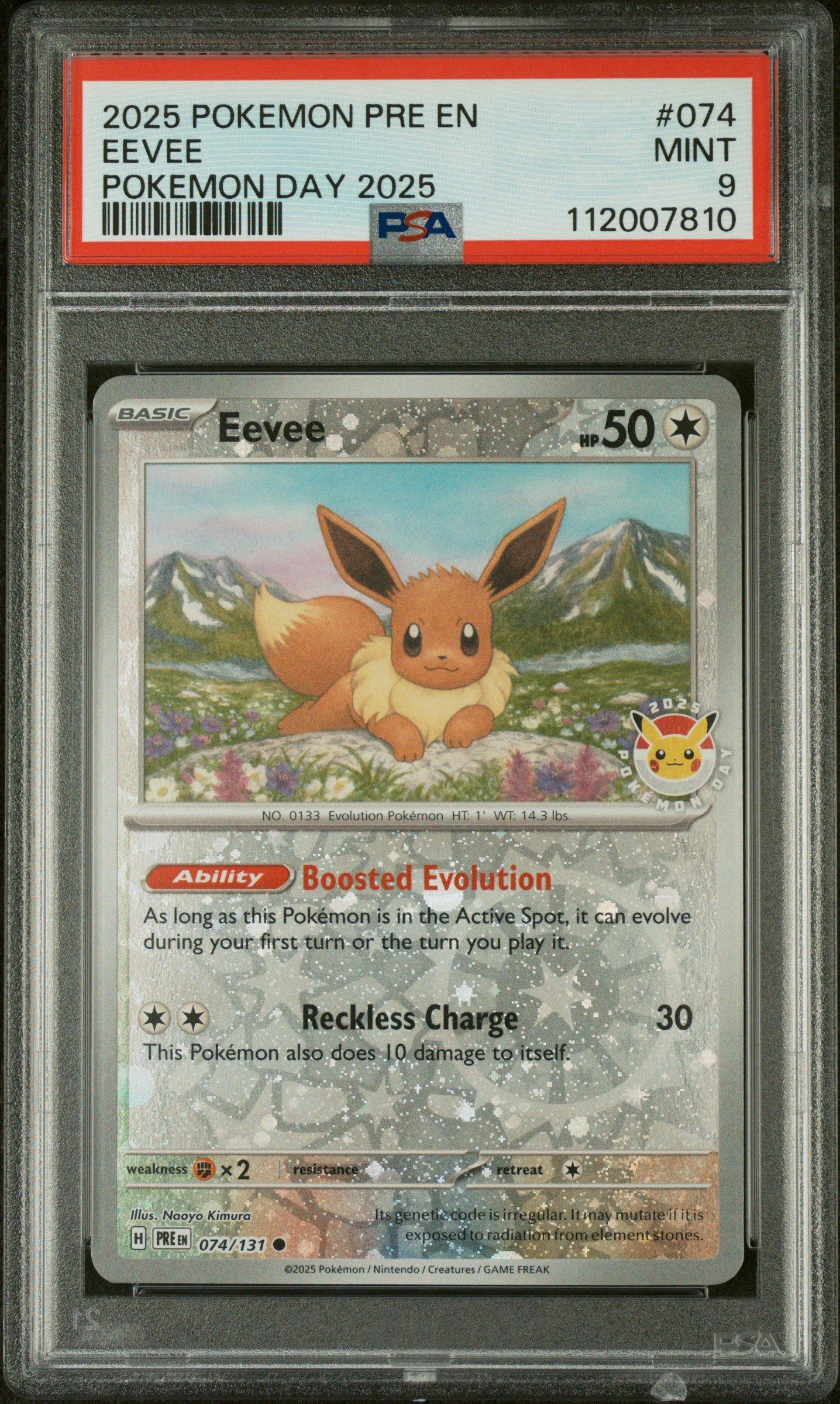 graded eevee pokemon card Lt. Peaks 51/132 PSA 8 Uncommon (Pokemon Gym Chal) + TitanCards® Toploader Toys & Games proof acrylic case and featuring a striking image of the captivating character 2025 Pokemon Svp En-sv Black