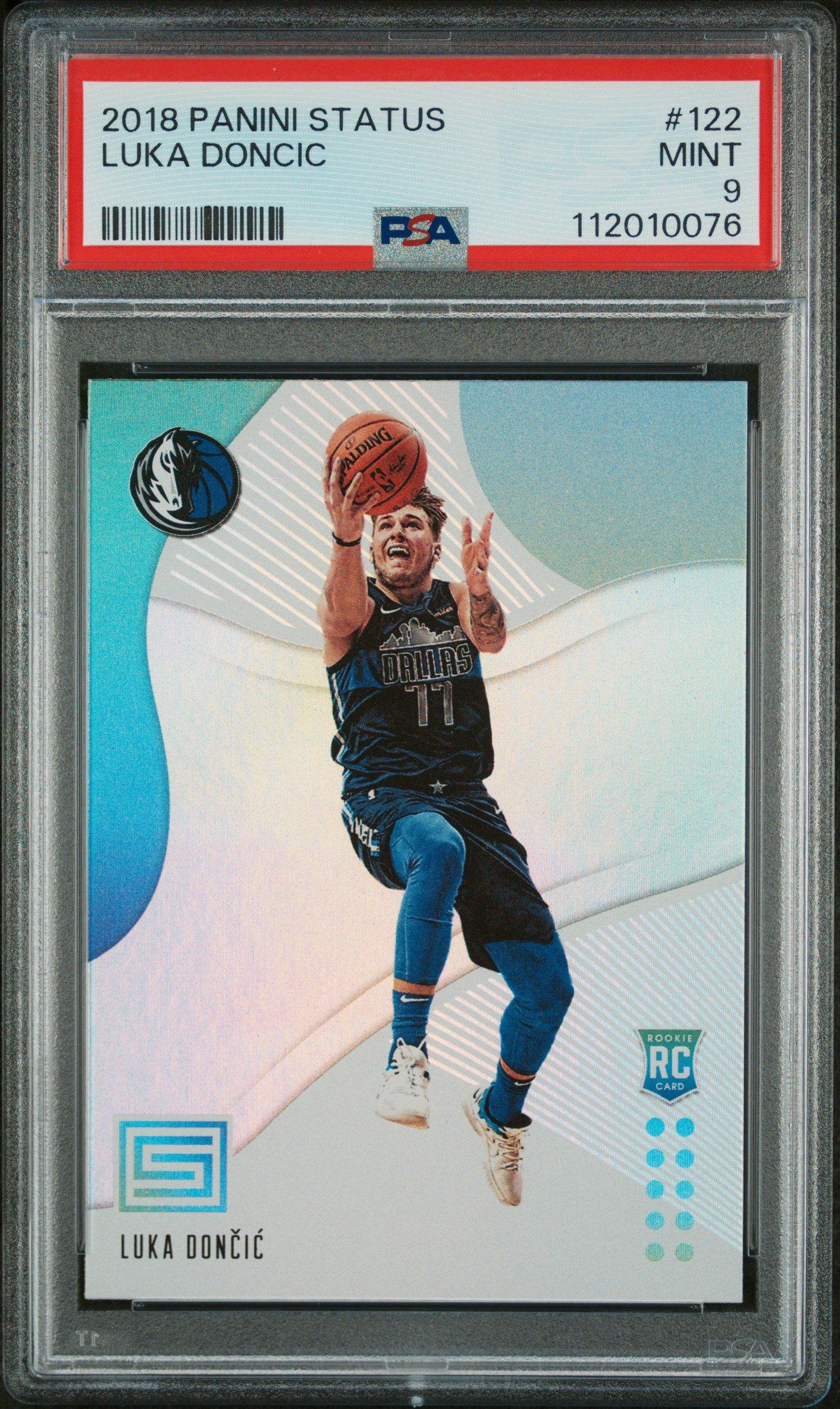 2018 Panini Status 122 Luka Doncic PSA