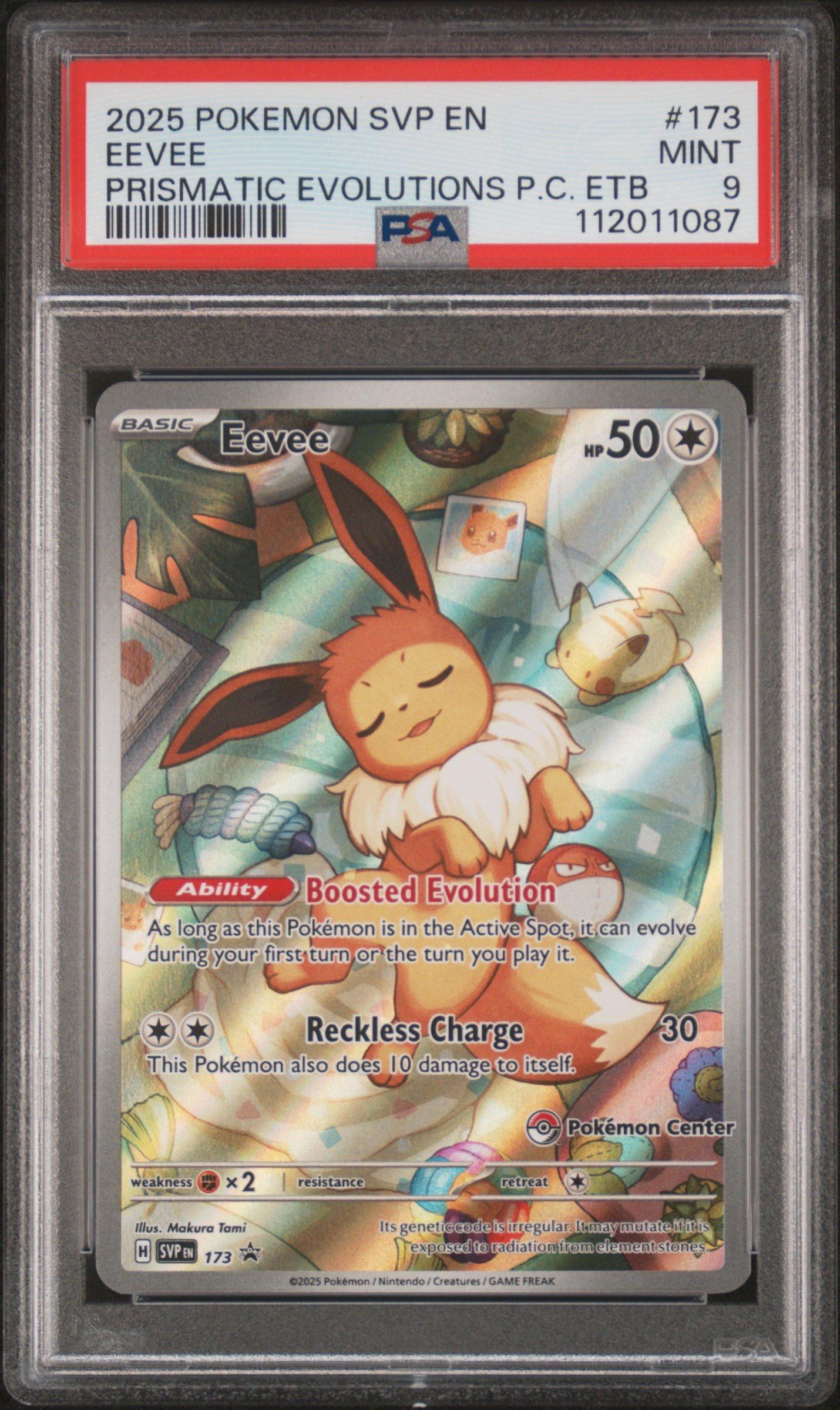 2025 Pokemon Svp En-sv Black Star Promo 173 Eevee Prismatic