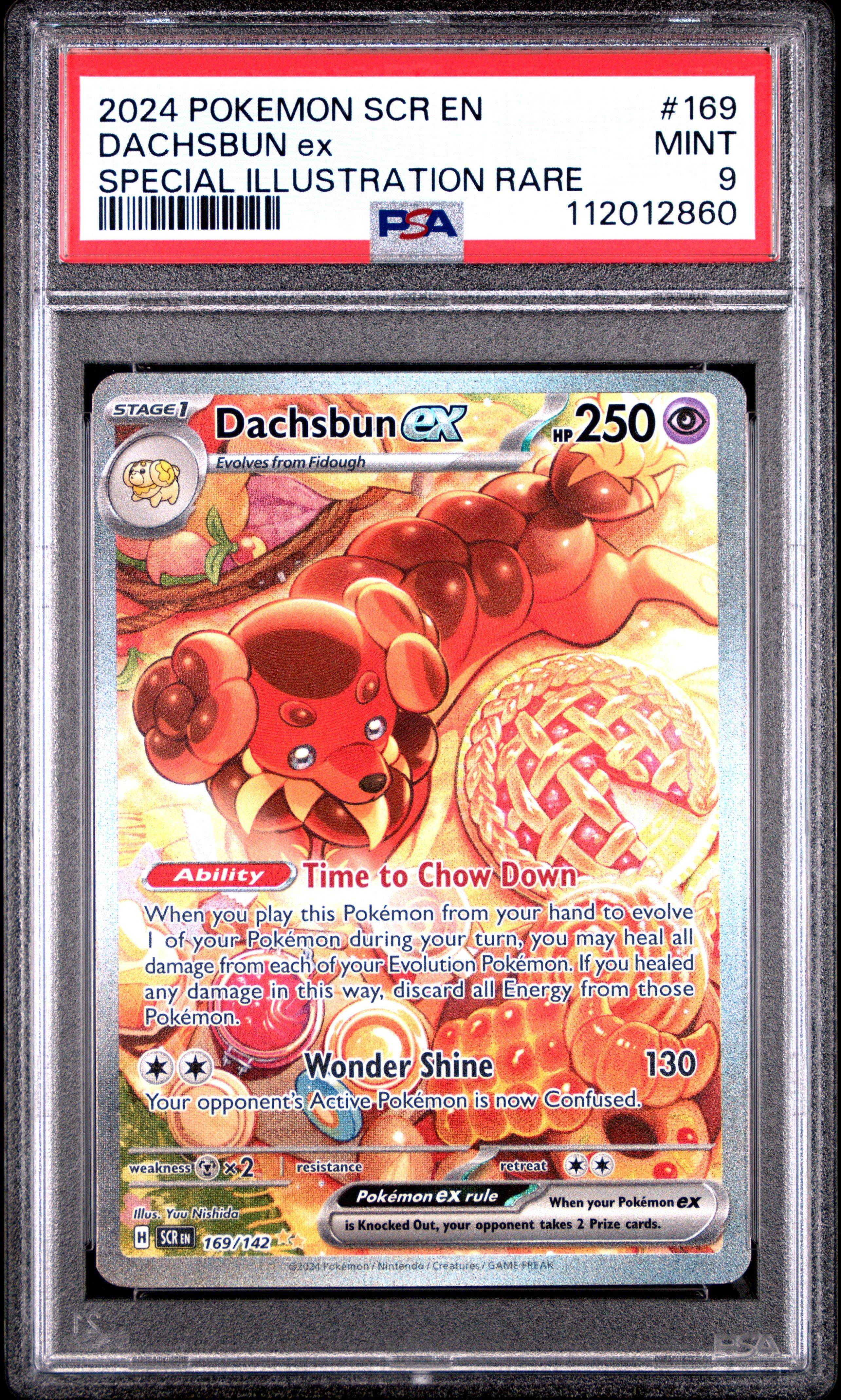 2024 Pokemon Scr En-stellar Crown 169 Dachsbun Ex Special