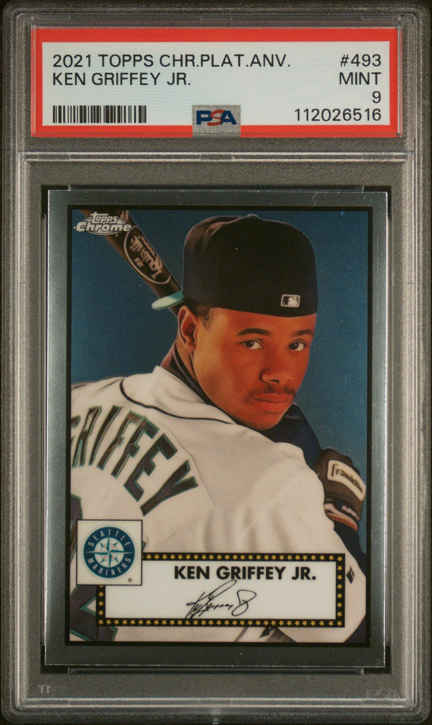 2021 Topps Chrome Platinum Anniversary 493 Ken Griffey Jr. PSA 9