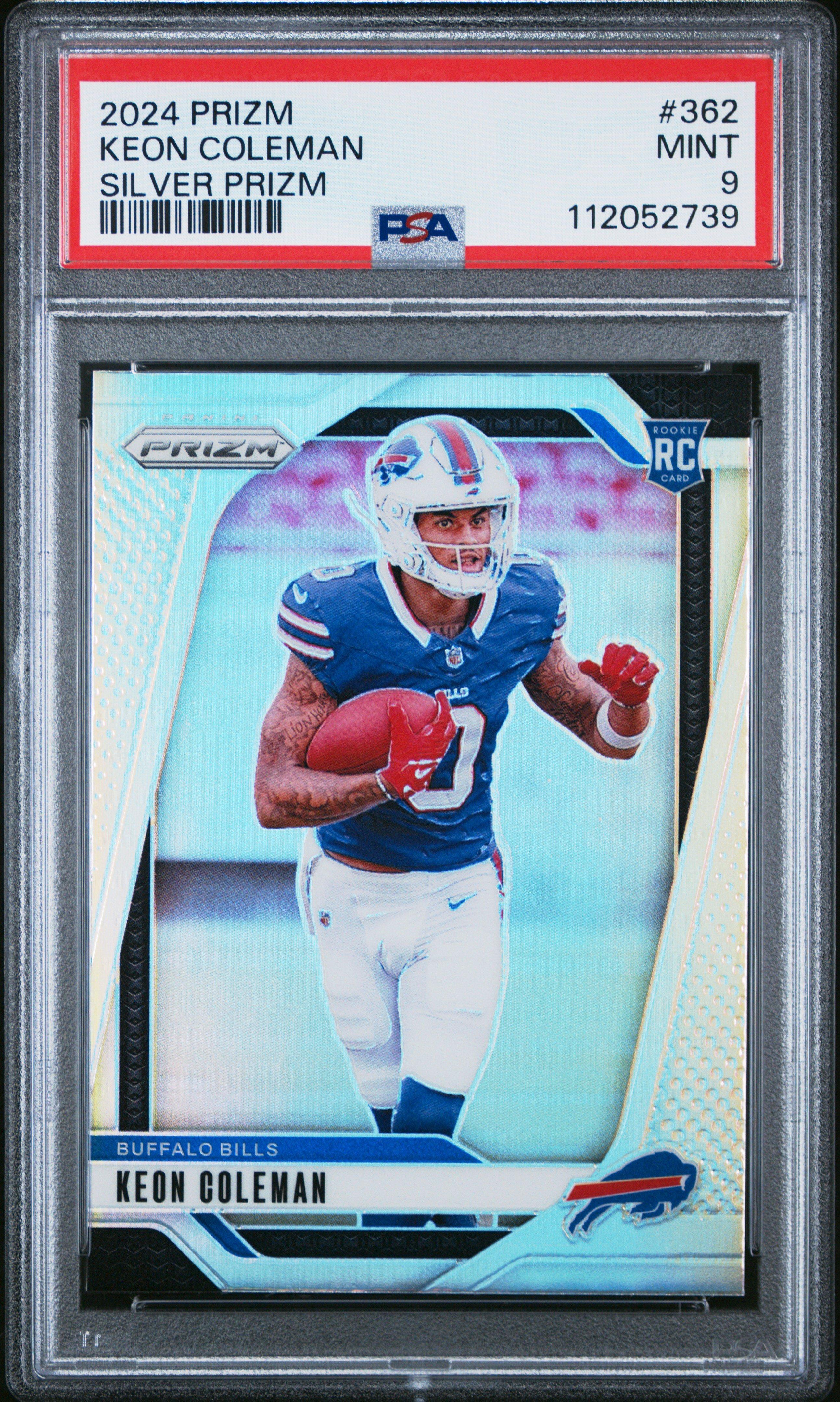 2024 Panini Prizm 362 Keon Coleman Silver Prizm PSA 9 | GameStop