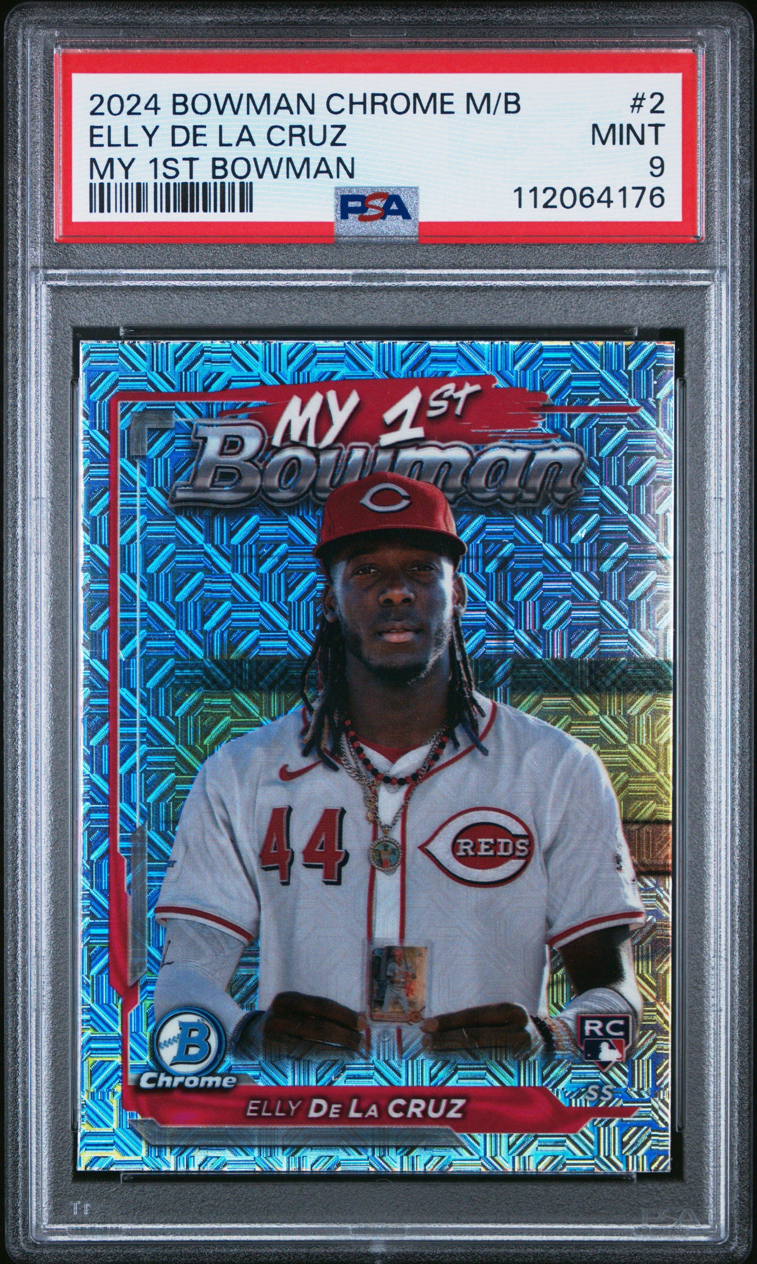 2024 Bowman Chrome Mega Box My 1st Bowman 2 Elly De La Cruz PSA 9