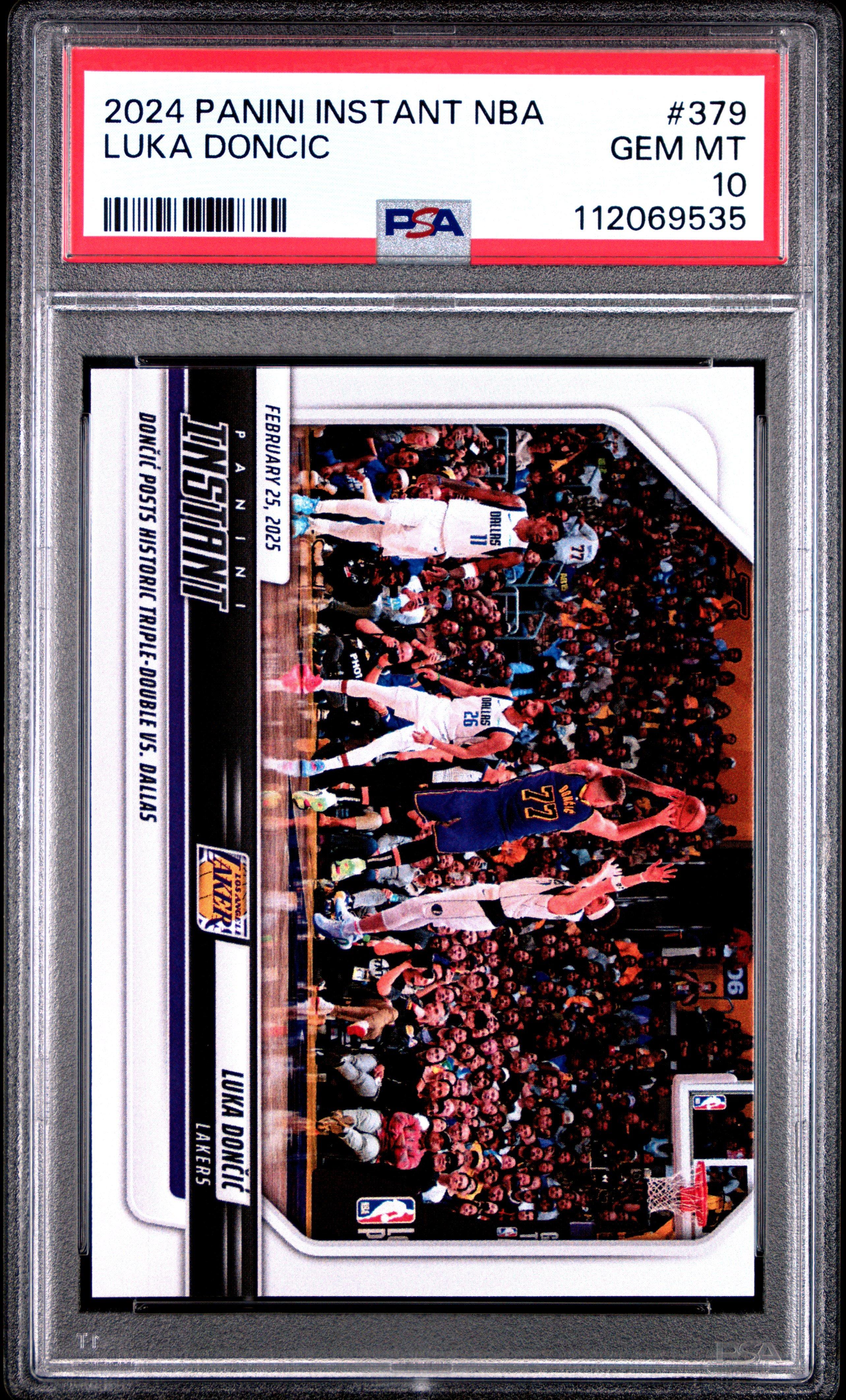2024 Panini Instant Nba 379 Luka Doncic PSA 10