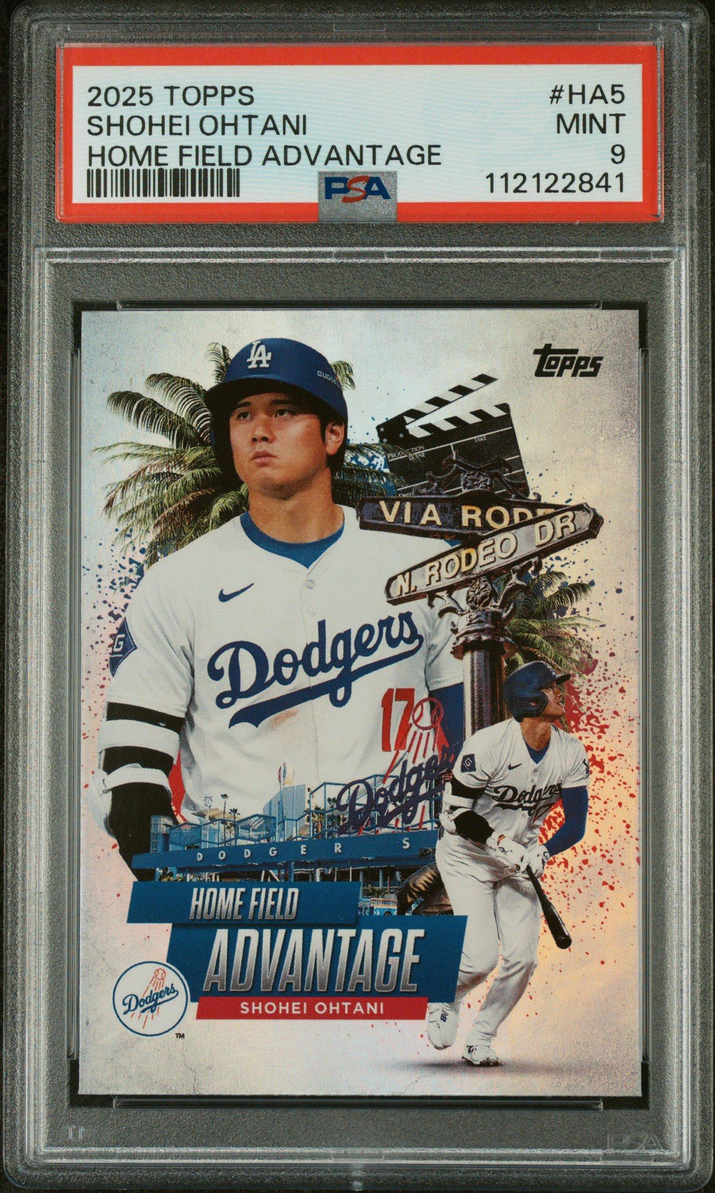 2025 Topps Home Field Advantage Ha5 Shohei Ohtani PSA