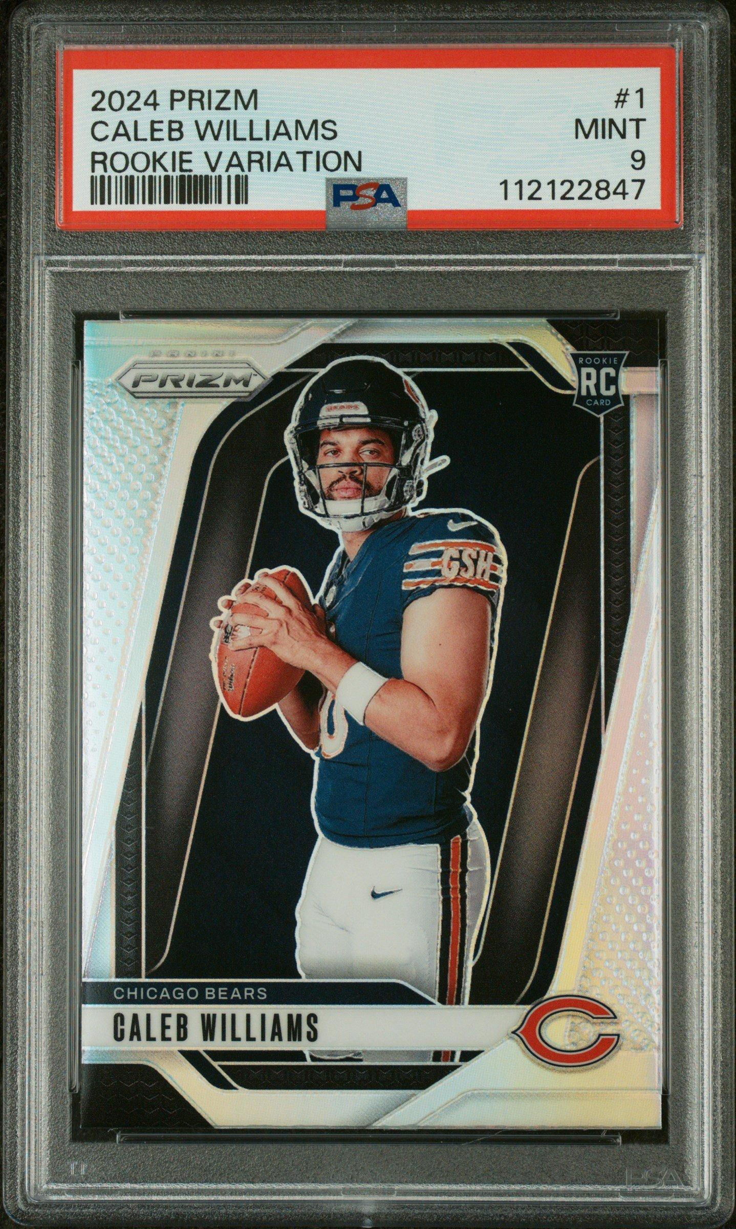 2024 Panini Prizm Rookie Variation 1 Caleb Williams PSA 9