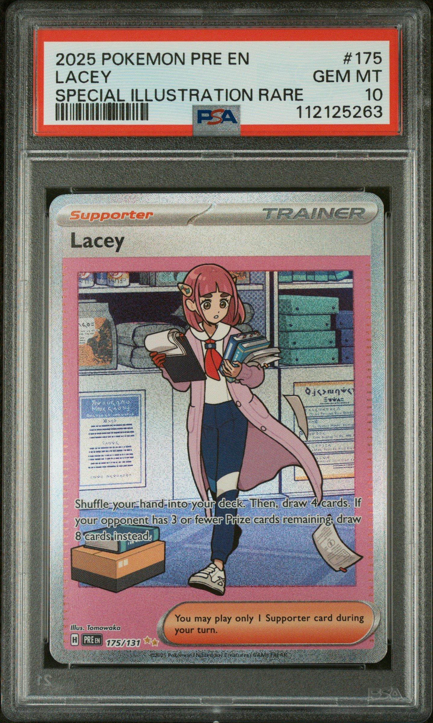 2025 Pokemon Pre En-prismatic Evolutions 175 Lacey Special