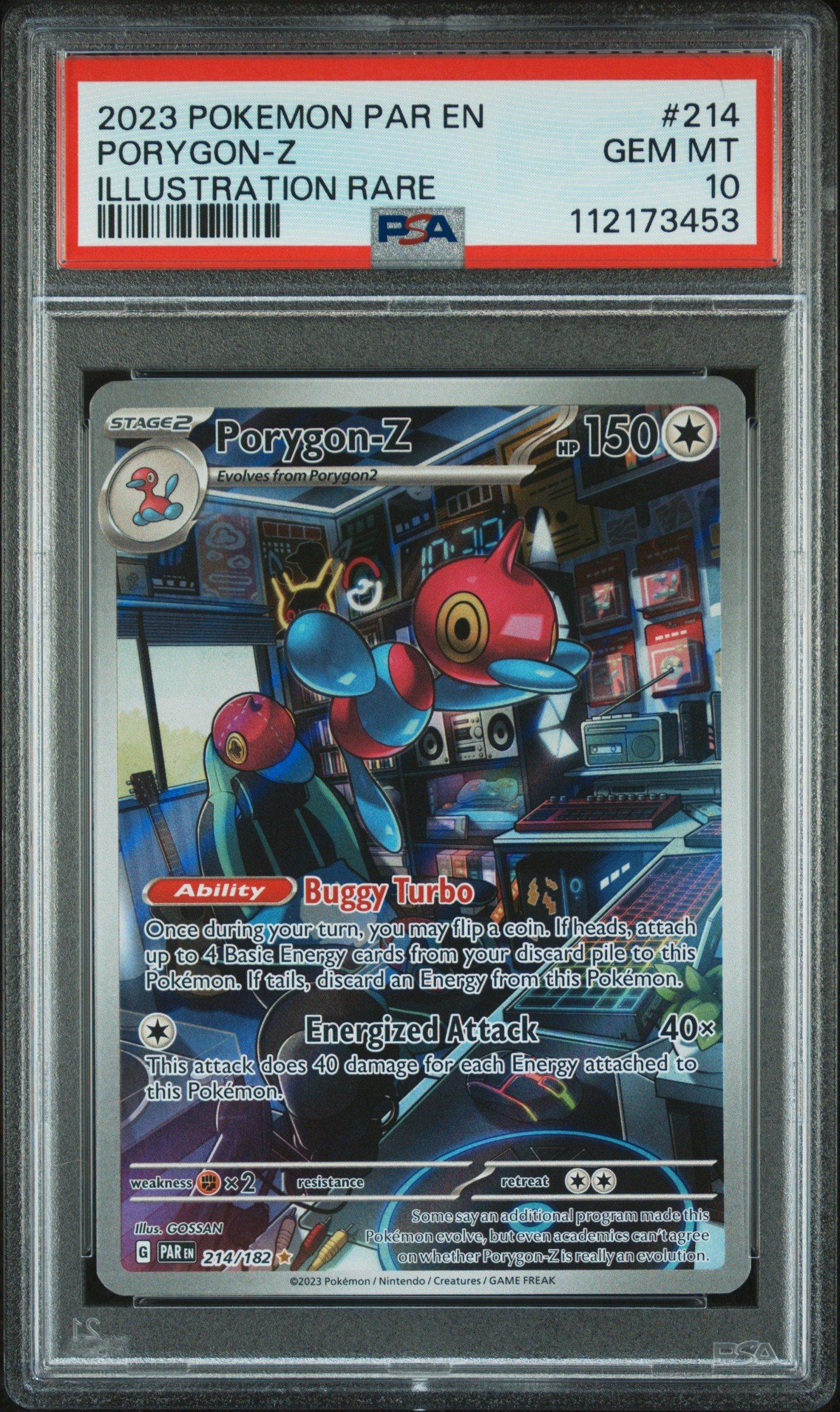 2023 Pokemon Par En-paradox Rift 214 Porygon-z Illustration Rare