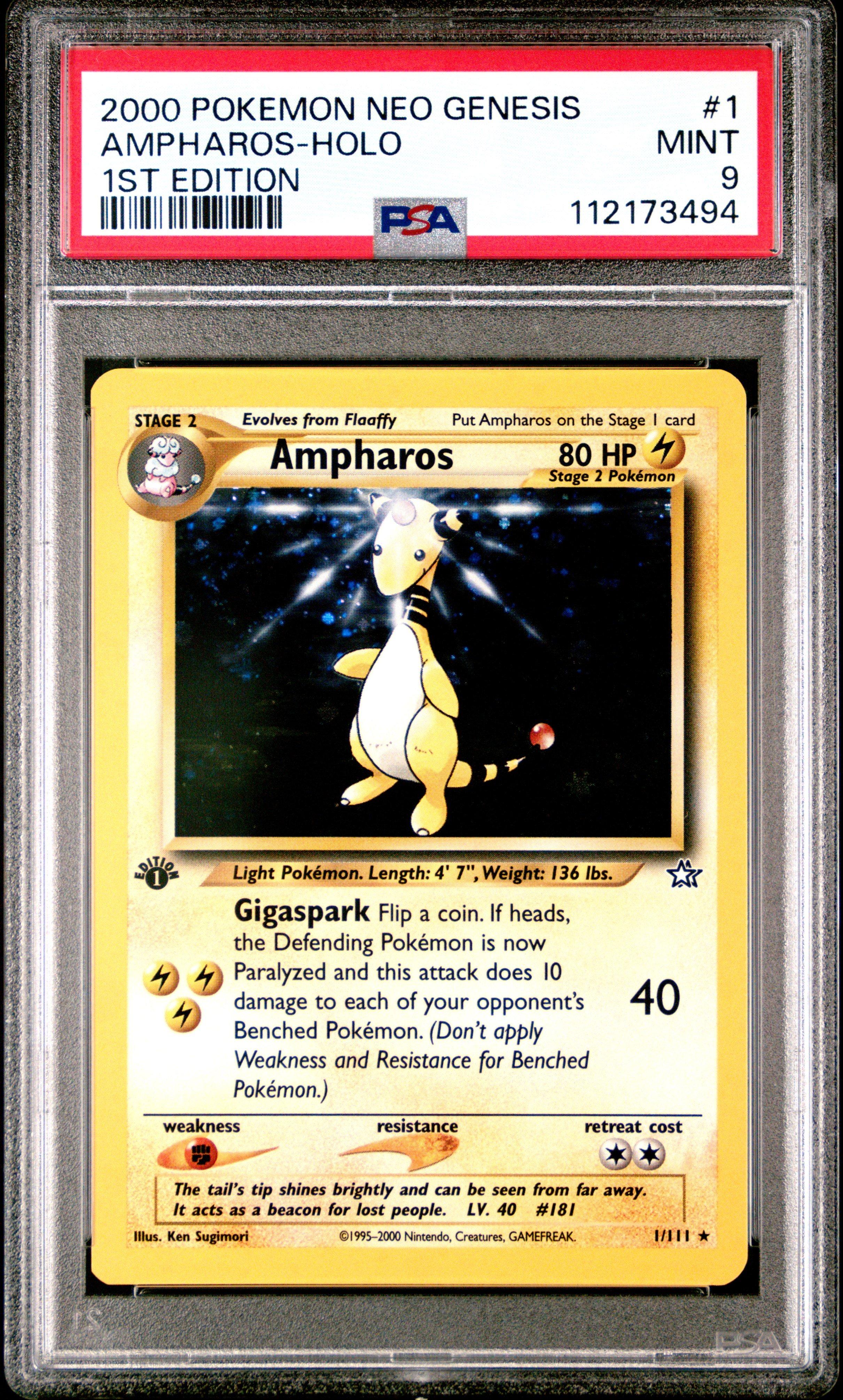 2001年 ランスのギャラドス 1st Edition Psa9 Auction Prices Realized Tcg Cards 2001 POKEMON JAPANESE VS Lance's