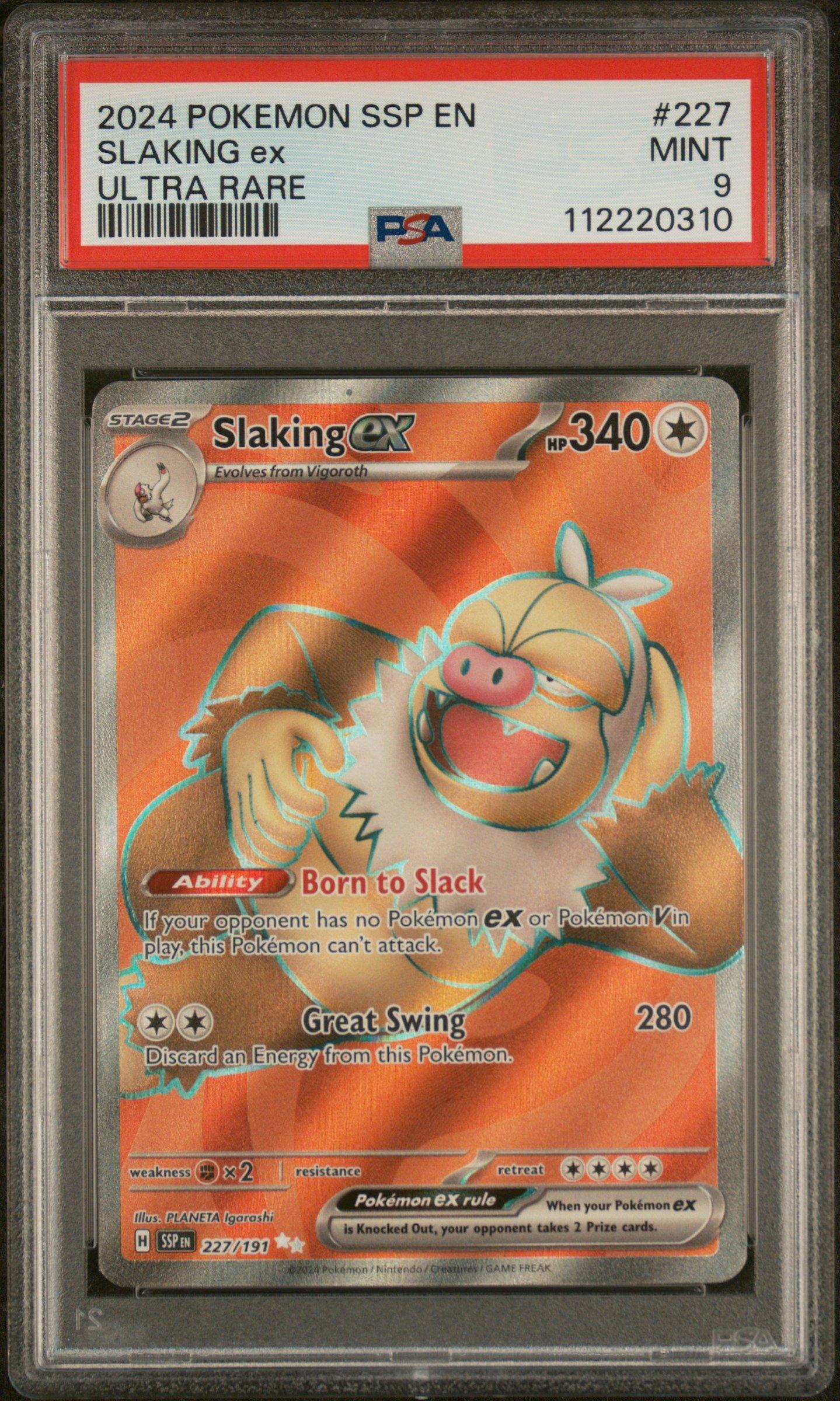 pokemon slaking card V 058/078 GO Pokemon Click and Collectables Listed cards may have imperfections. 2022 Pokemon Slaking V Ultra