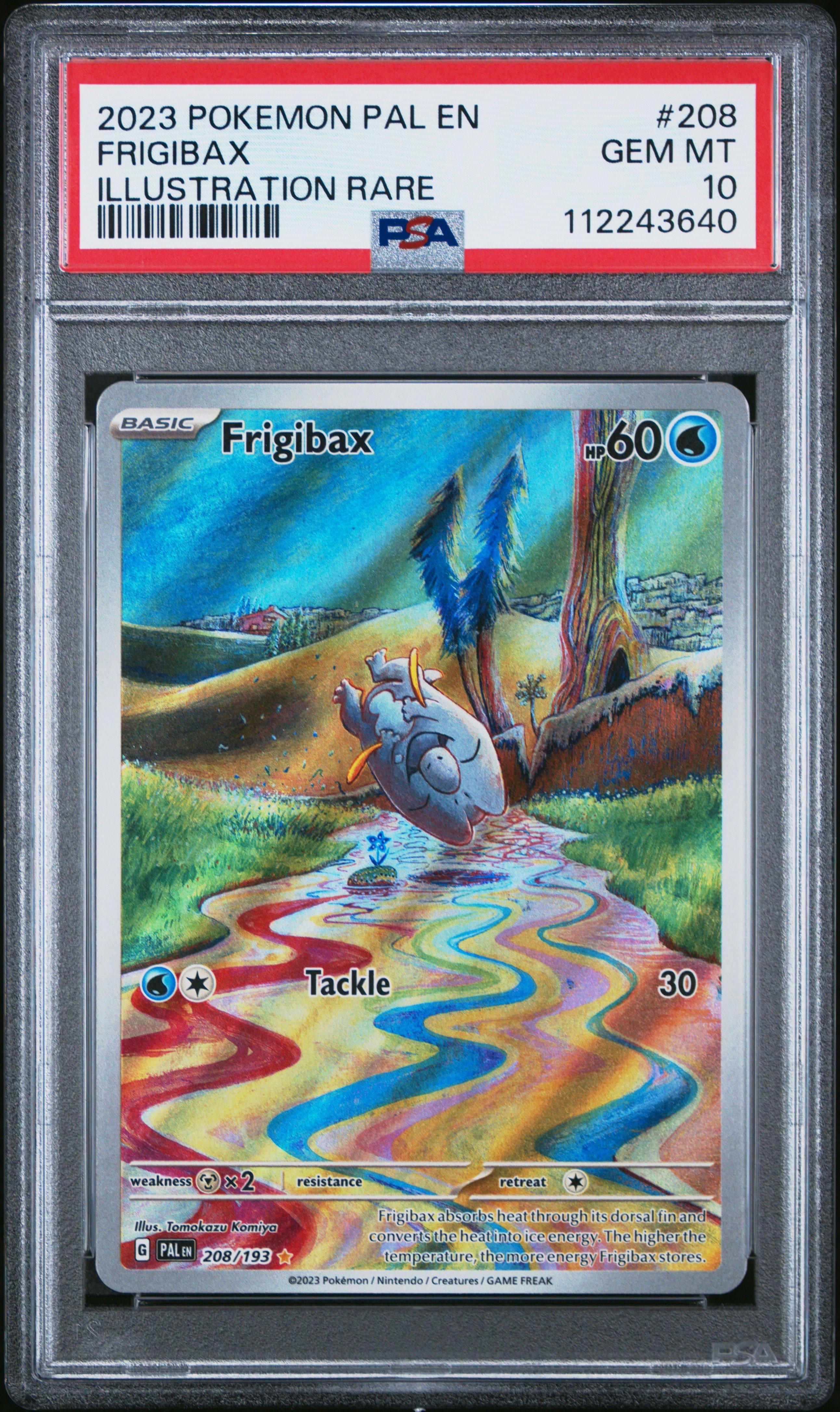 2023 Pokemon Pal En-paldea Evolved 208 Frigibax Illustration Rare