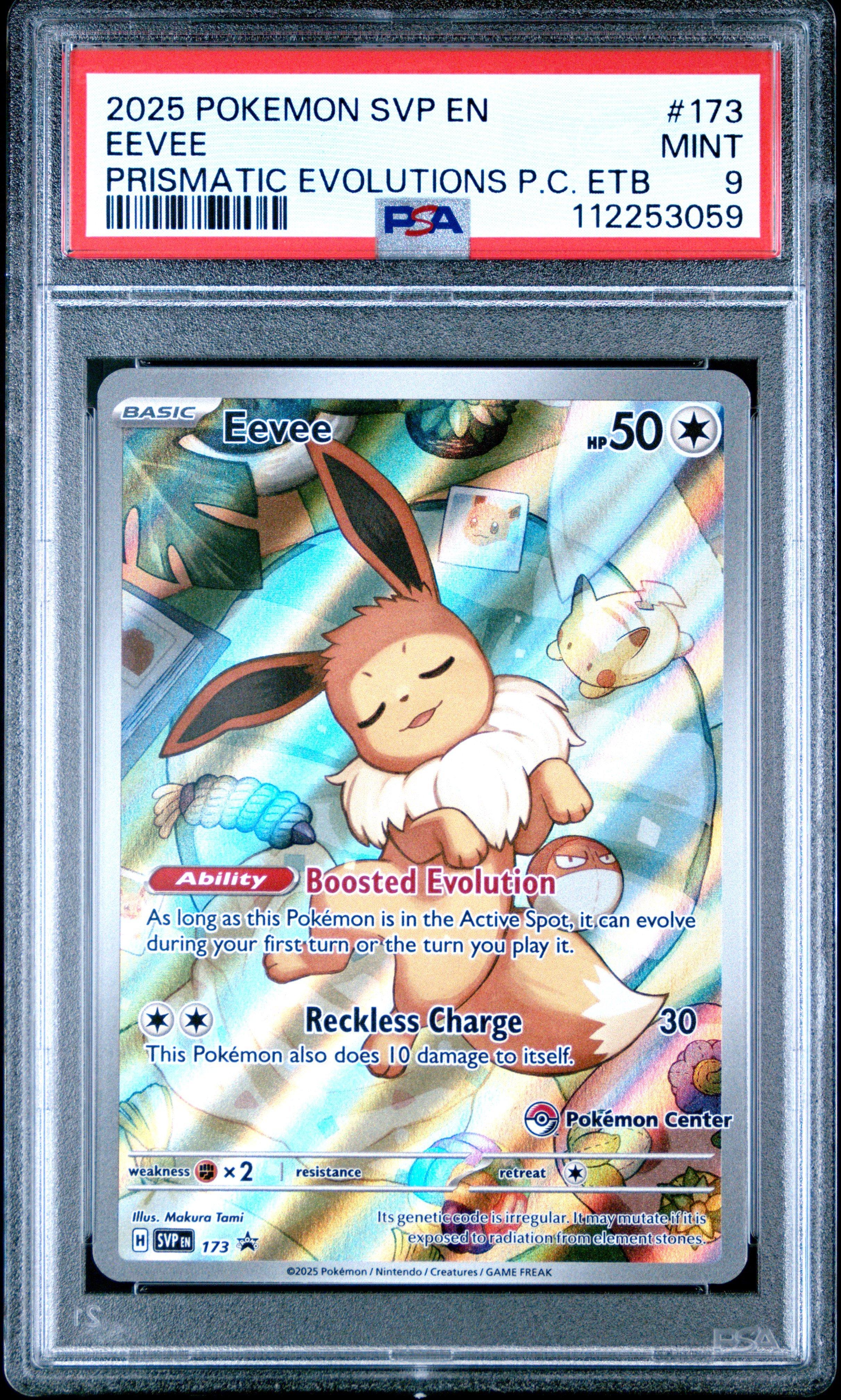 2025 Pokemon Svp En-sv Black Star Promo 173 Eevee Prismatic
