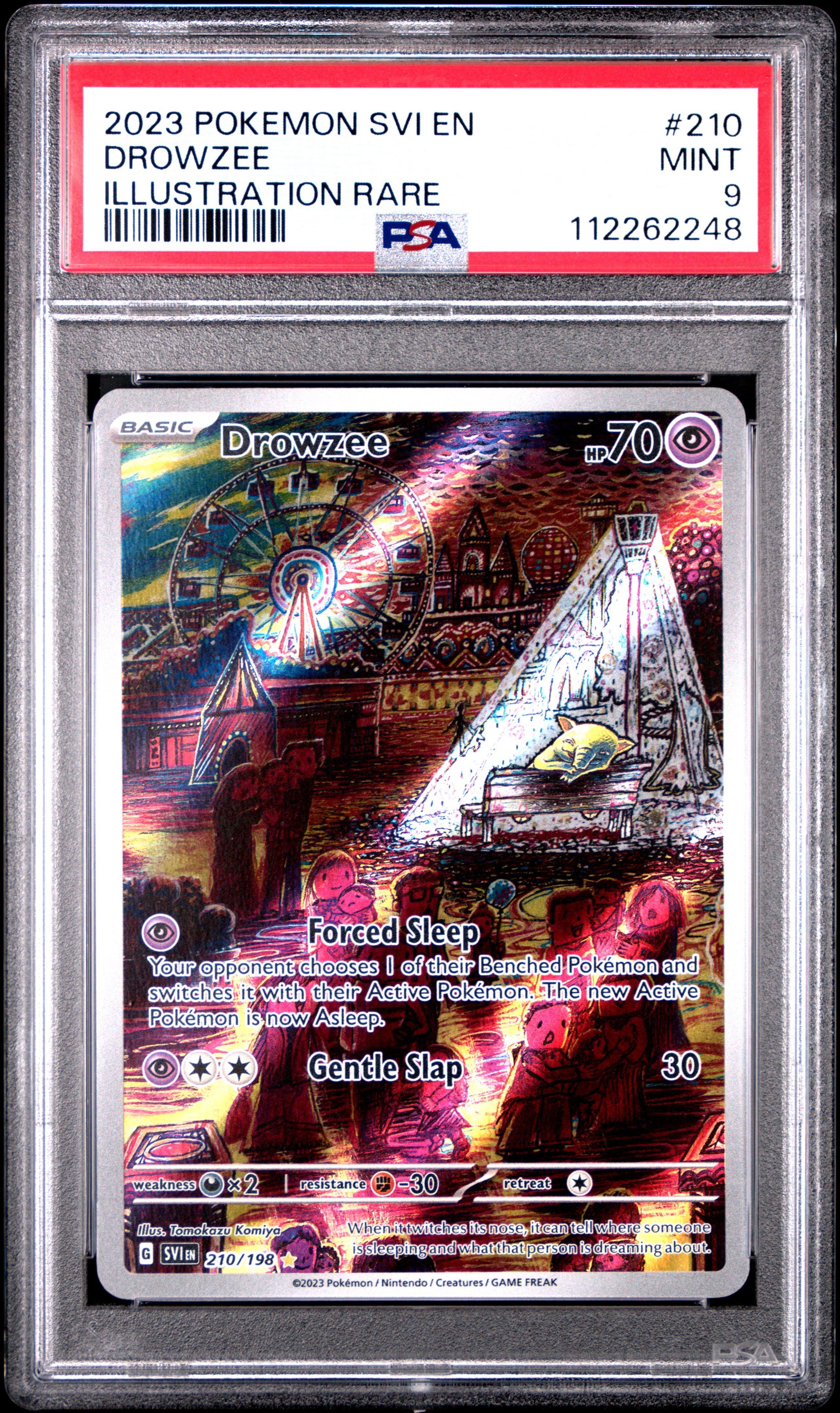 2023 Pokemon Svi En-scarlet & Violet 210 Drowzee Illustration Rare