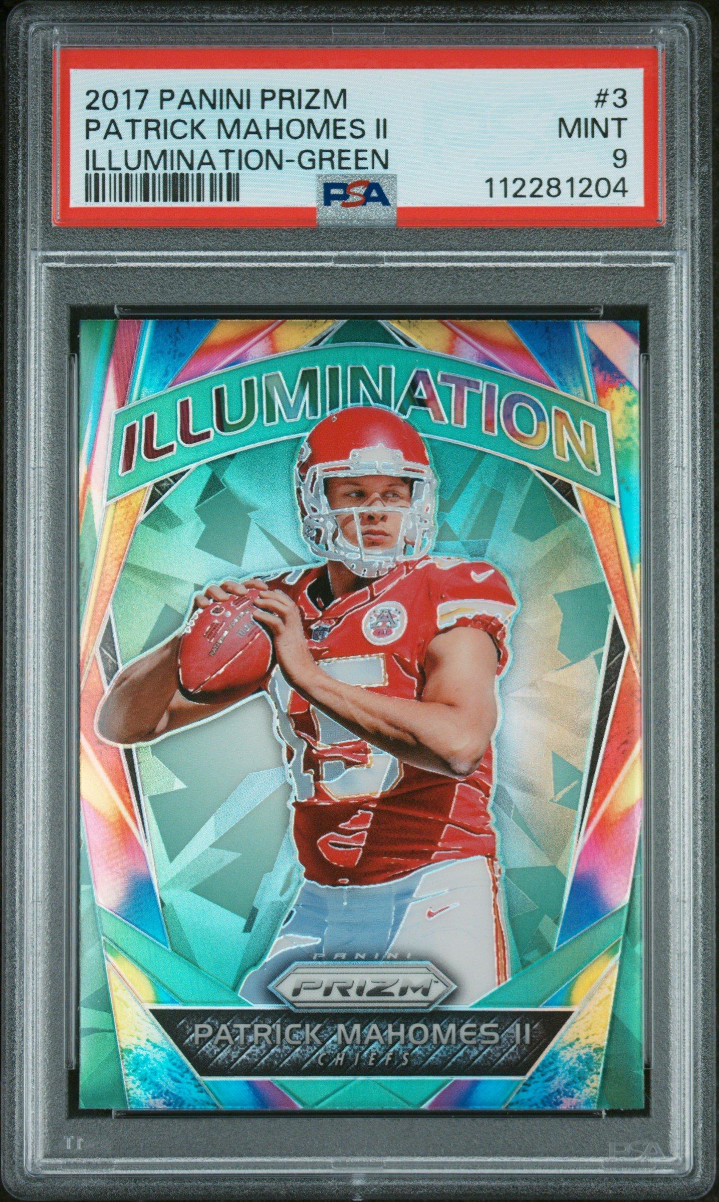 2017 Panini Prizm Illumination 3 Patrick Mahomes Ii PSA