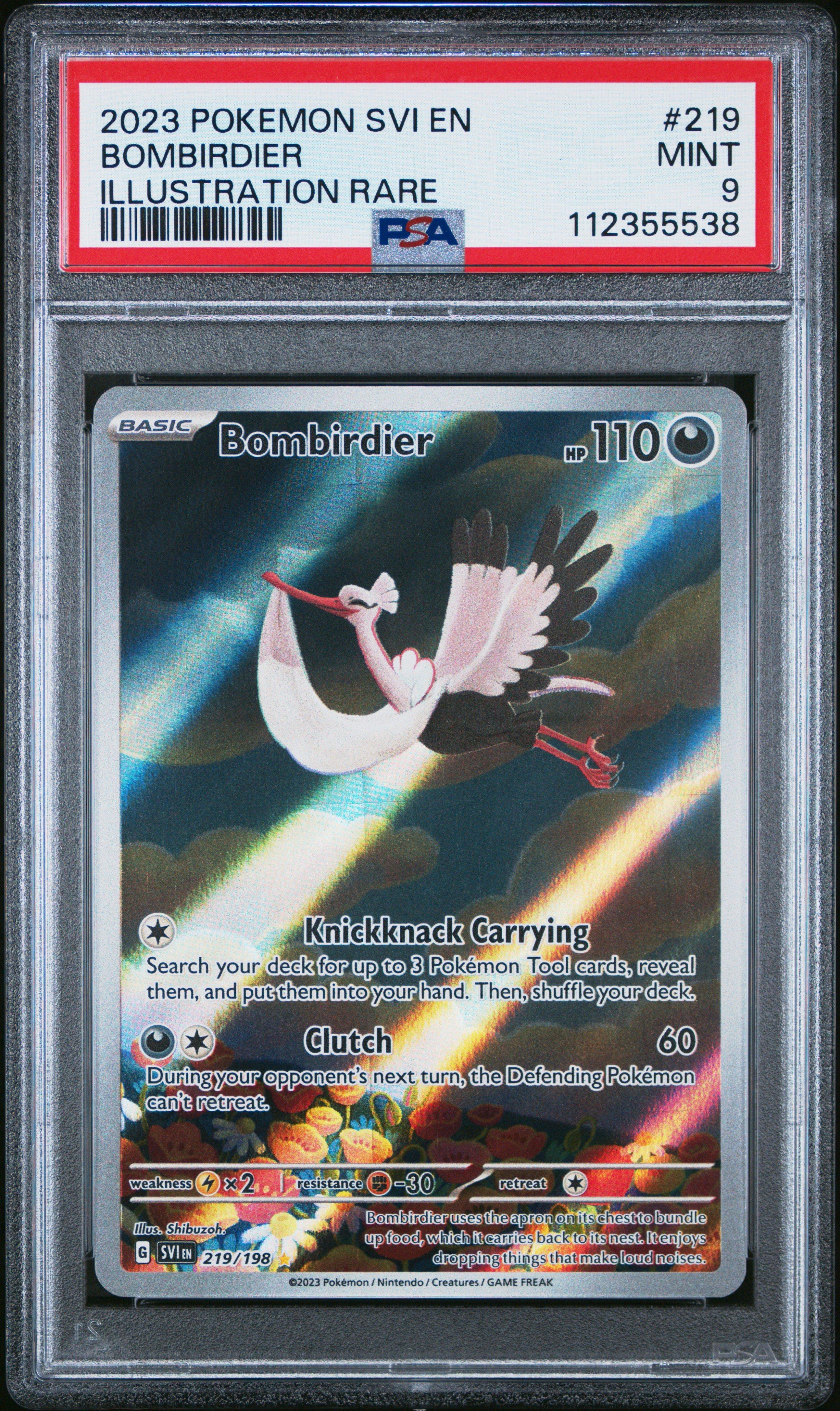bombirdier pokemon card - 138/198 - SV01: Scarlet & Violet Base Set [REVERSE HOLO] [Electric] x2 Resistance Bombirdier - 147/193