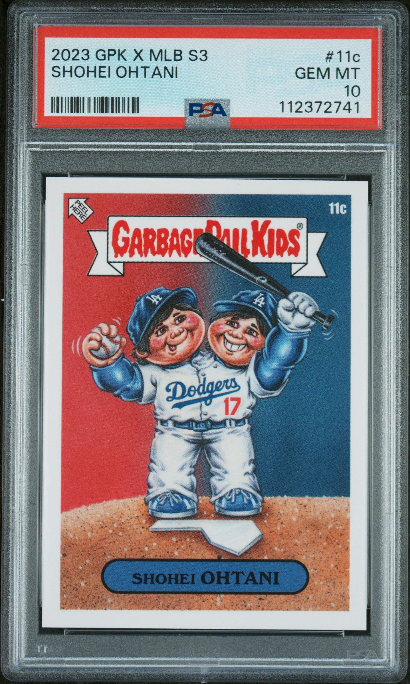 2023 Topps Garbage Pail Kids X Mlb Series 3 11c Shohei Ohtani PSA 