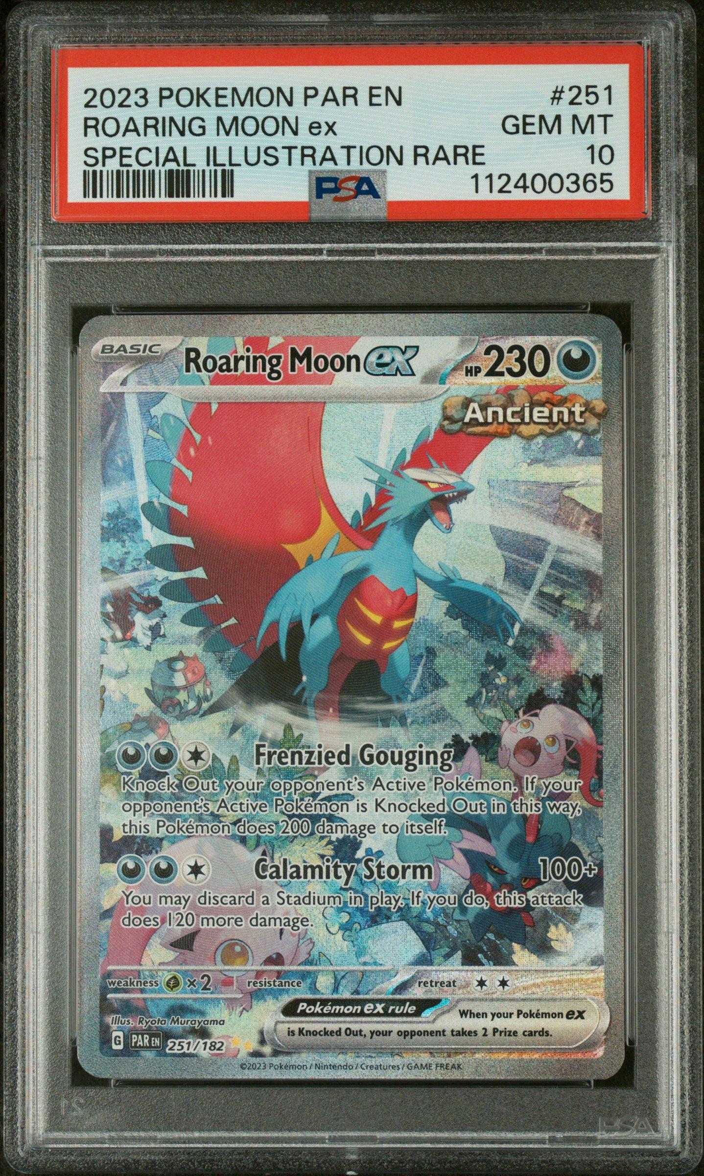2023 Pokemon Par En-paradox Rift 251 Roaring Moon Ex Special