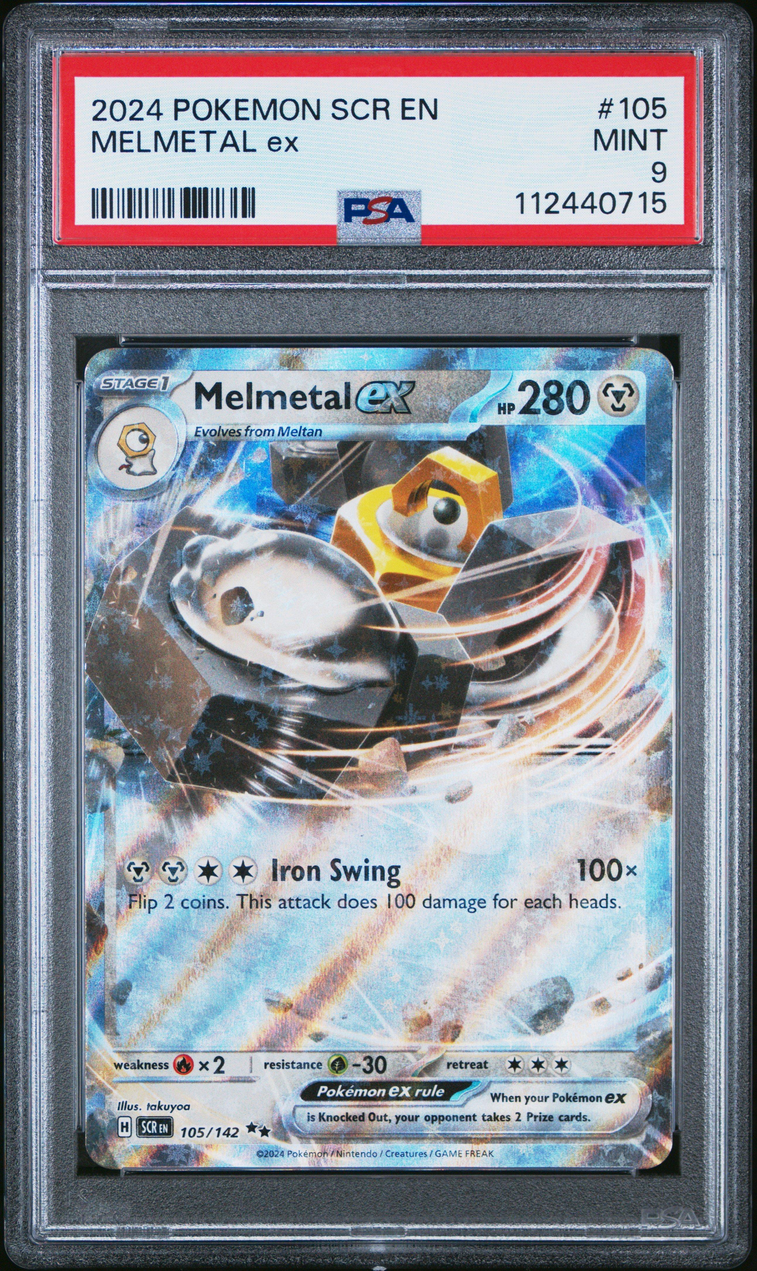melmetal ex pokemon card - 105/142 Fx2 / G Melmetal ex | Obsidian Flames