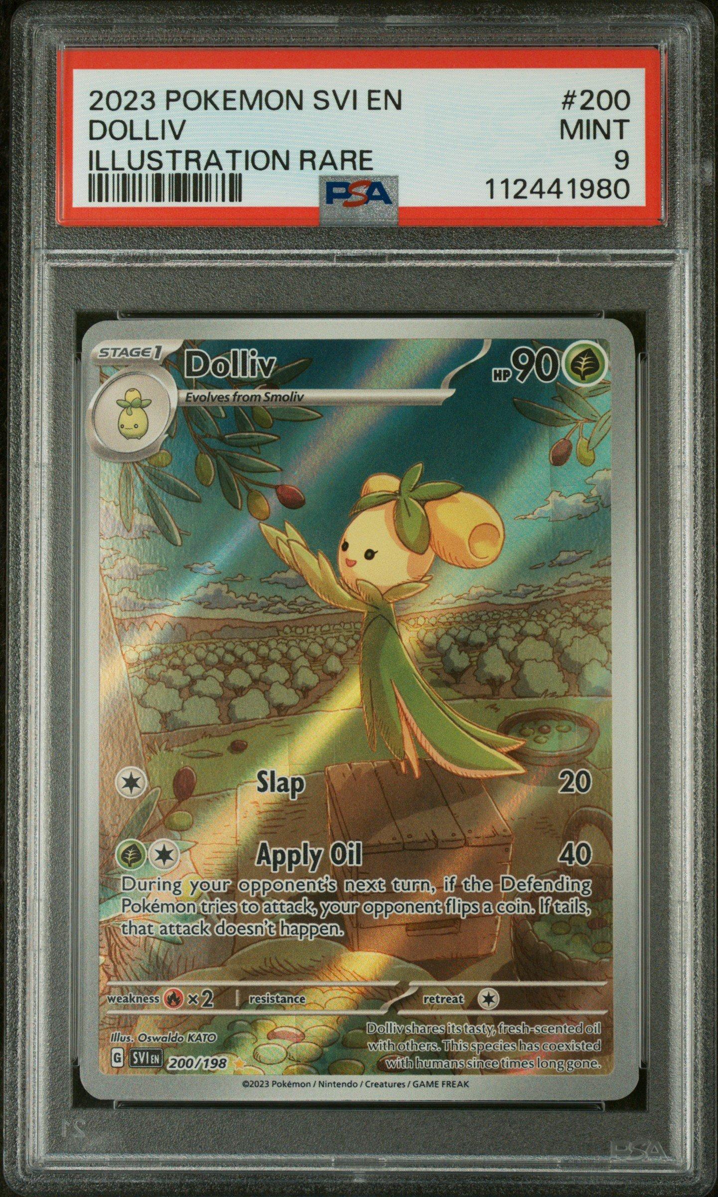 2023 Pokemon Svi En-scarlet & Violet 200 Dolliv Illustration Rare PSA