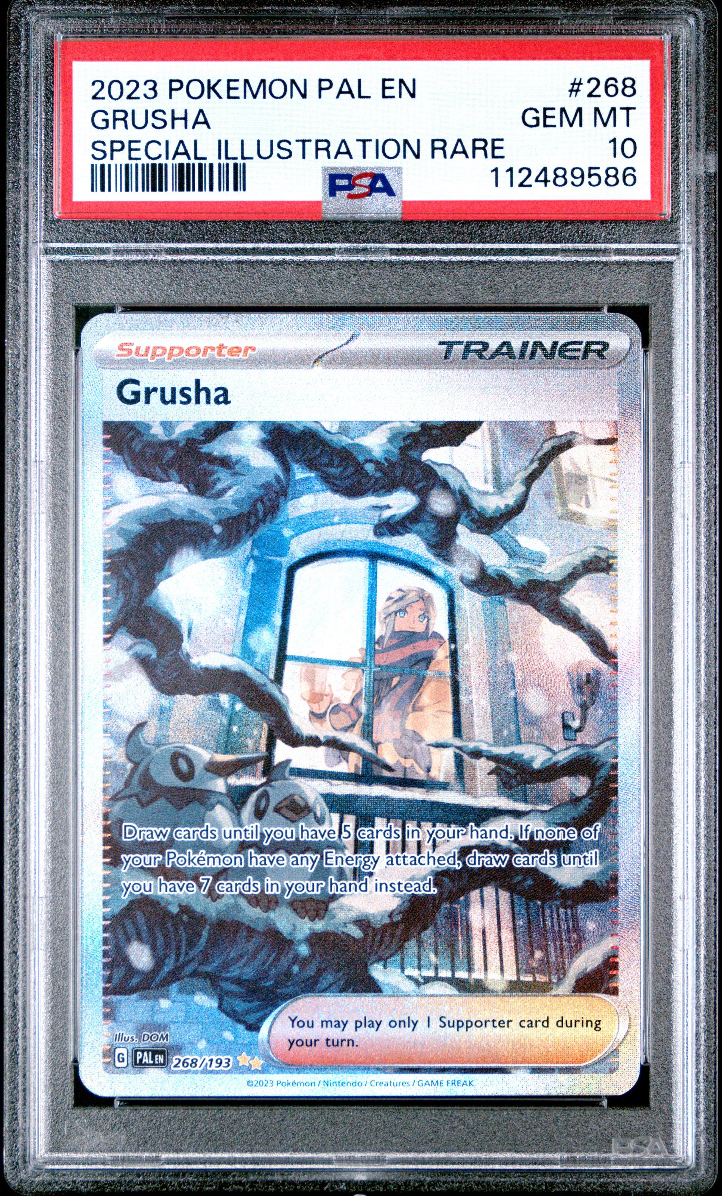 grusha pokemon card 2023 Pokemon Pal En-paldea Evolved 268 Grusha Special Illustration Rare PSA  10 Graded Card