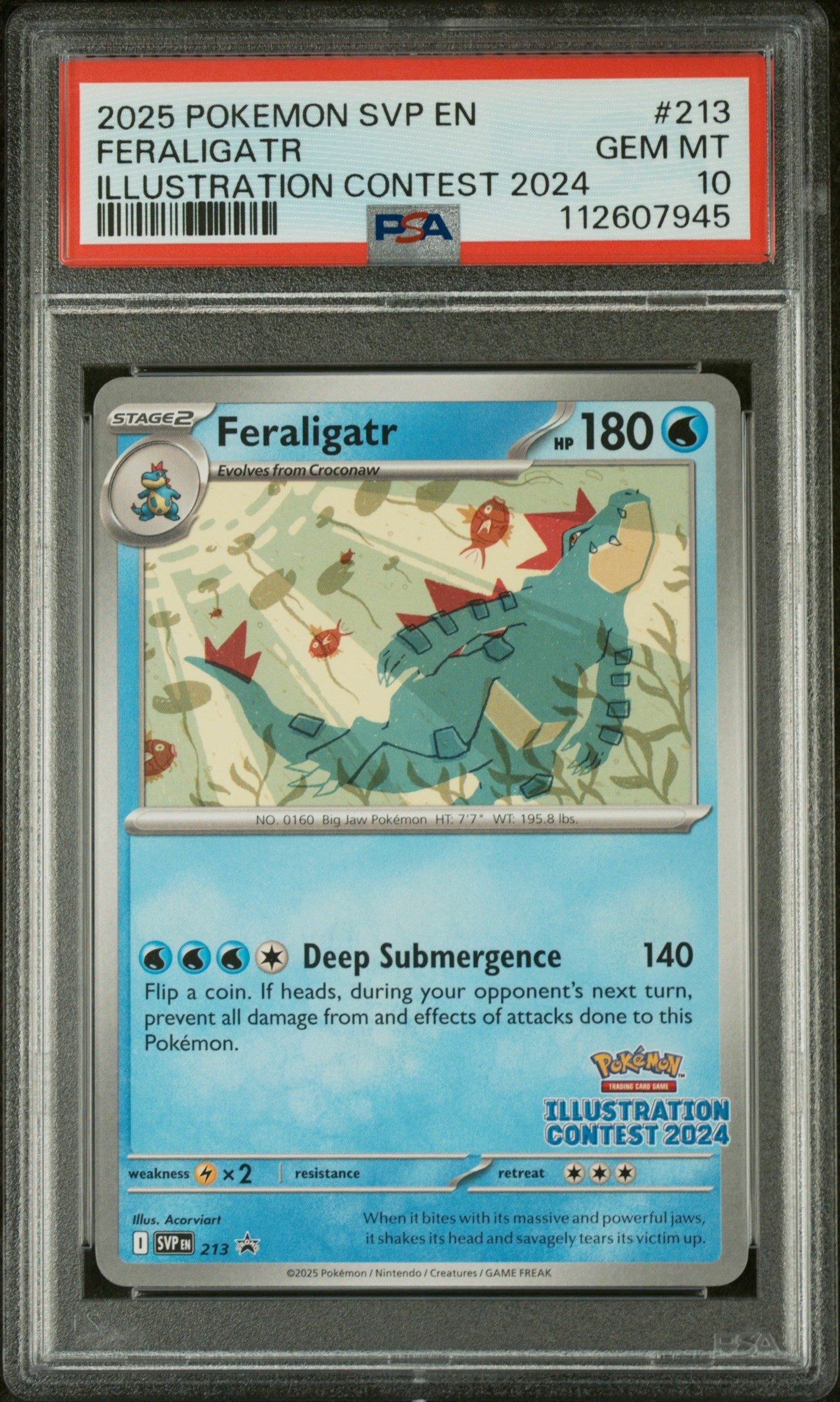 2025 Pokemon Svp En-sv Black Star Promo 213 Feraligatr