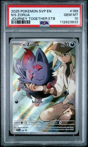 2025 Pokemon Svp En-sv Black Star Promo 189 N's Zorua