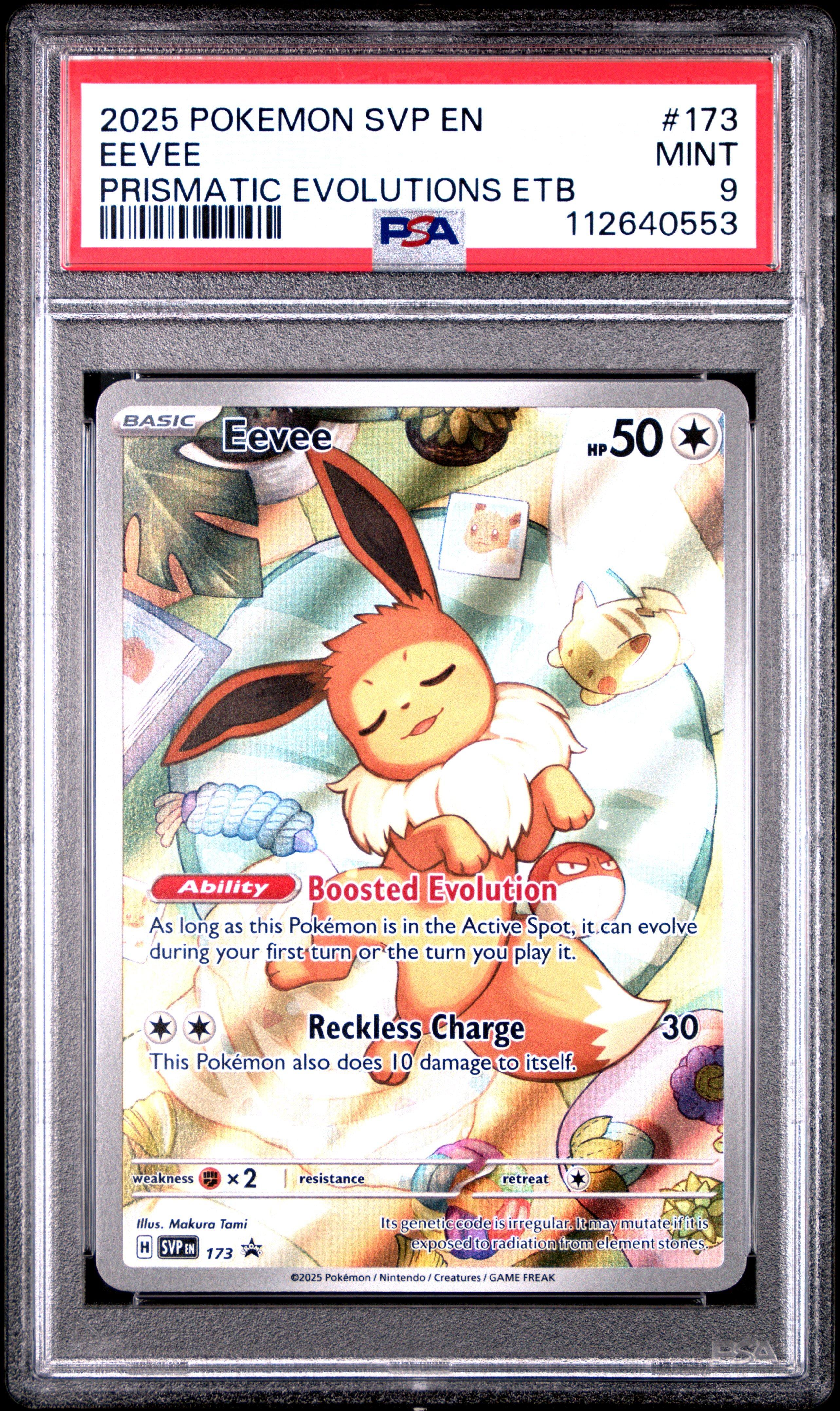 2025 Pokemon Svp En-sv Black Star Promo 173 Eevee Prismatic