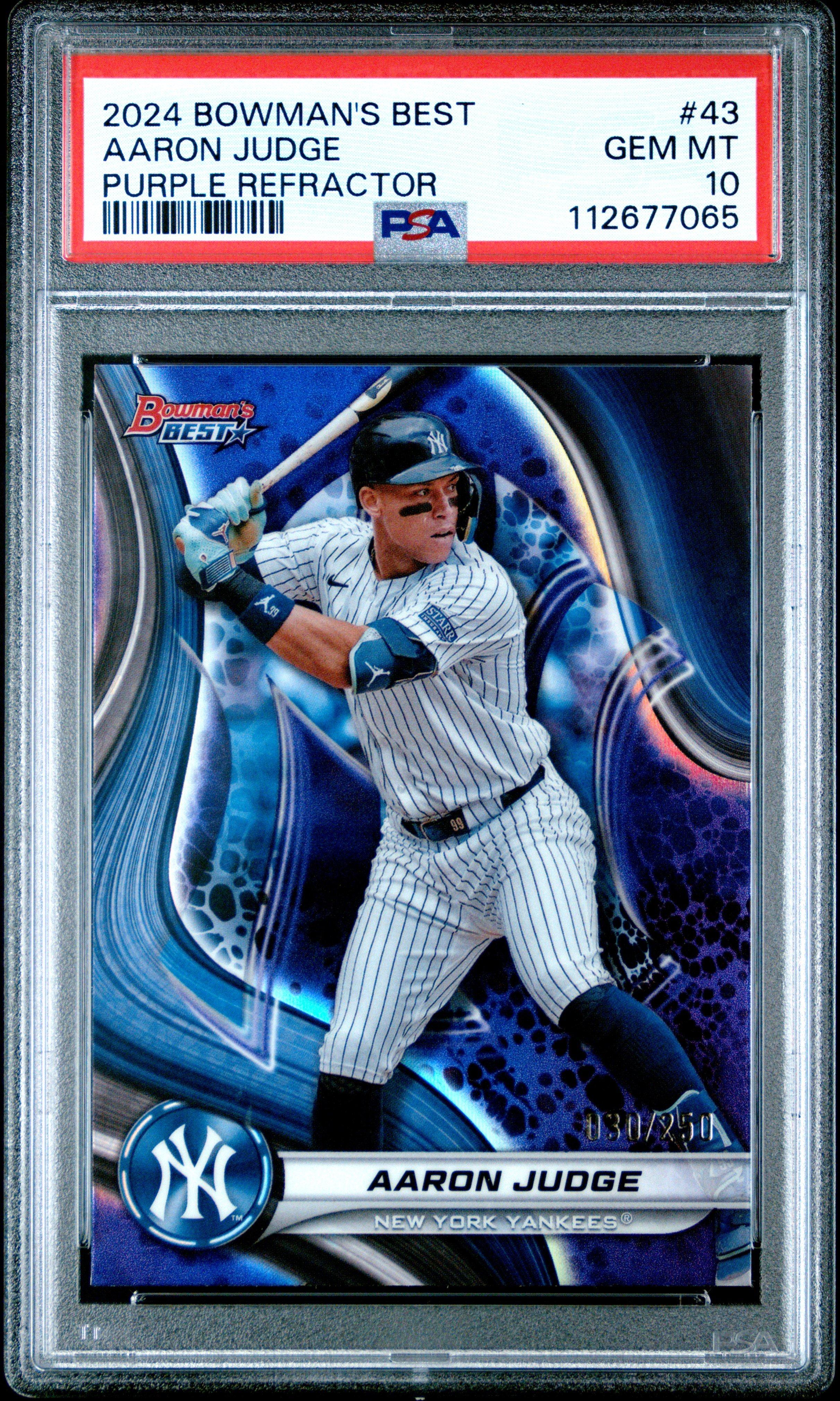 aaron judge graded cards Aaron Judge Signed 2014 Bowman Draft Picks Top Prospects Chrome #CTP39 –  Autograph Boss main image 1