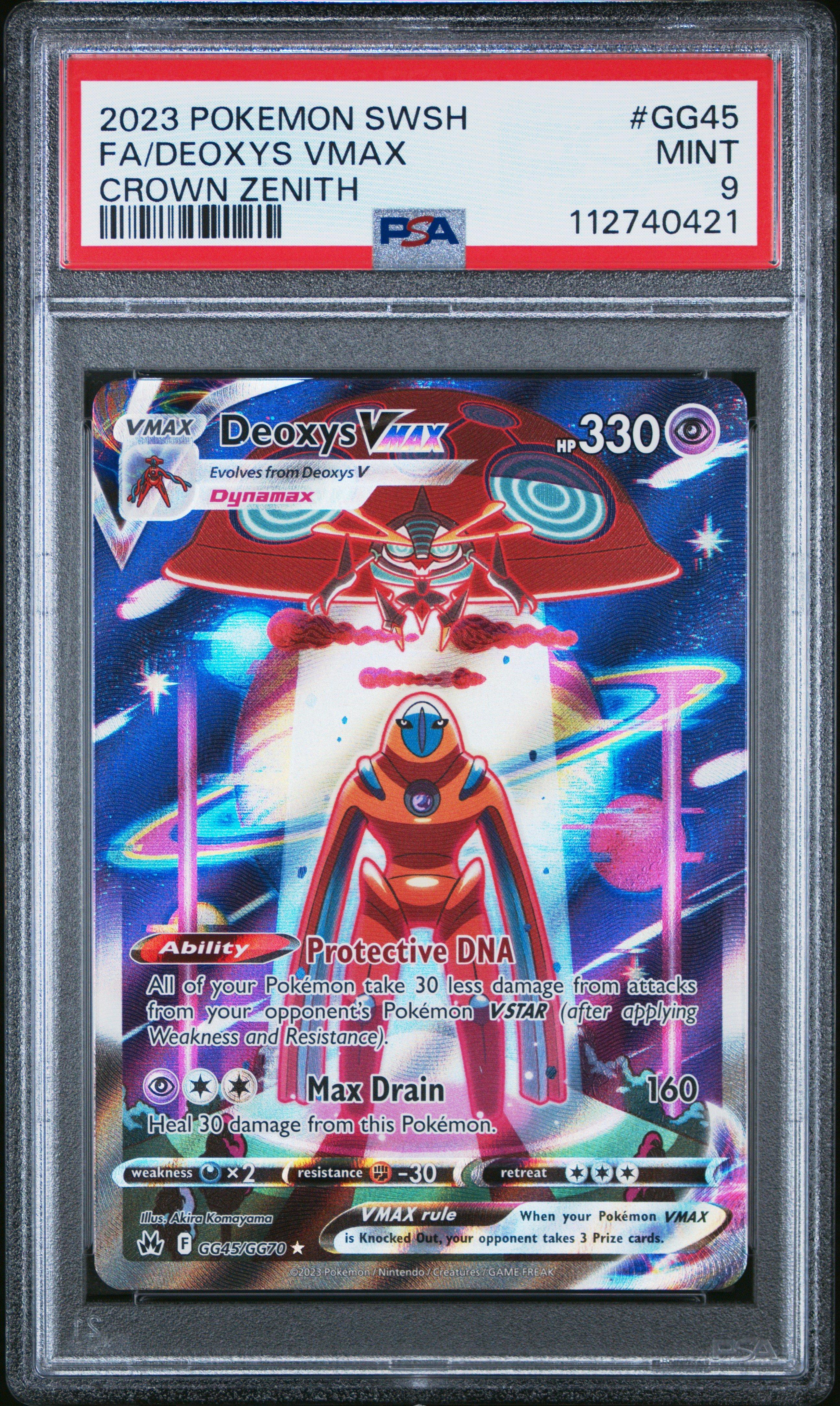 2023 Pokemon Sword And Shield Crown Zenith Gg45 Full Art/deoxys