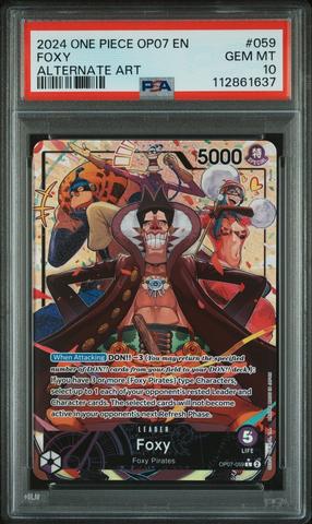ワンピース カードゲーム 2024 ONE PIECE JEWELRY BONNEY PSA 10 2024 One Piece Japanese Op07-500 Years In The Future 019