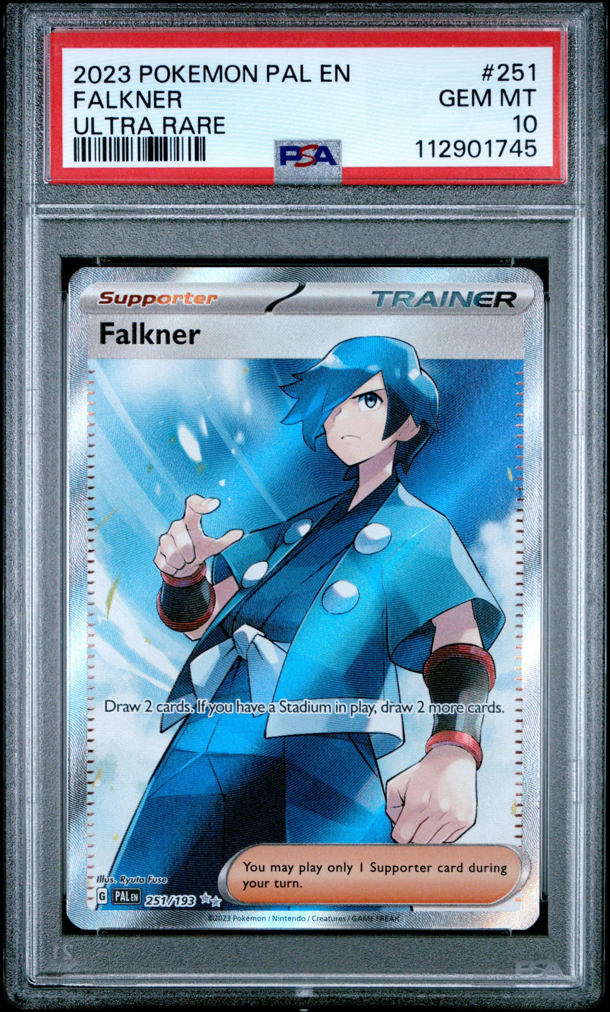falkner pokemon card price Albert (Falkner) 251/193 Shiny Full Art Trainer - my-booster X Écarlate et Violet 02 Évolutions à Paldea Falkner's Fearow | Dex -