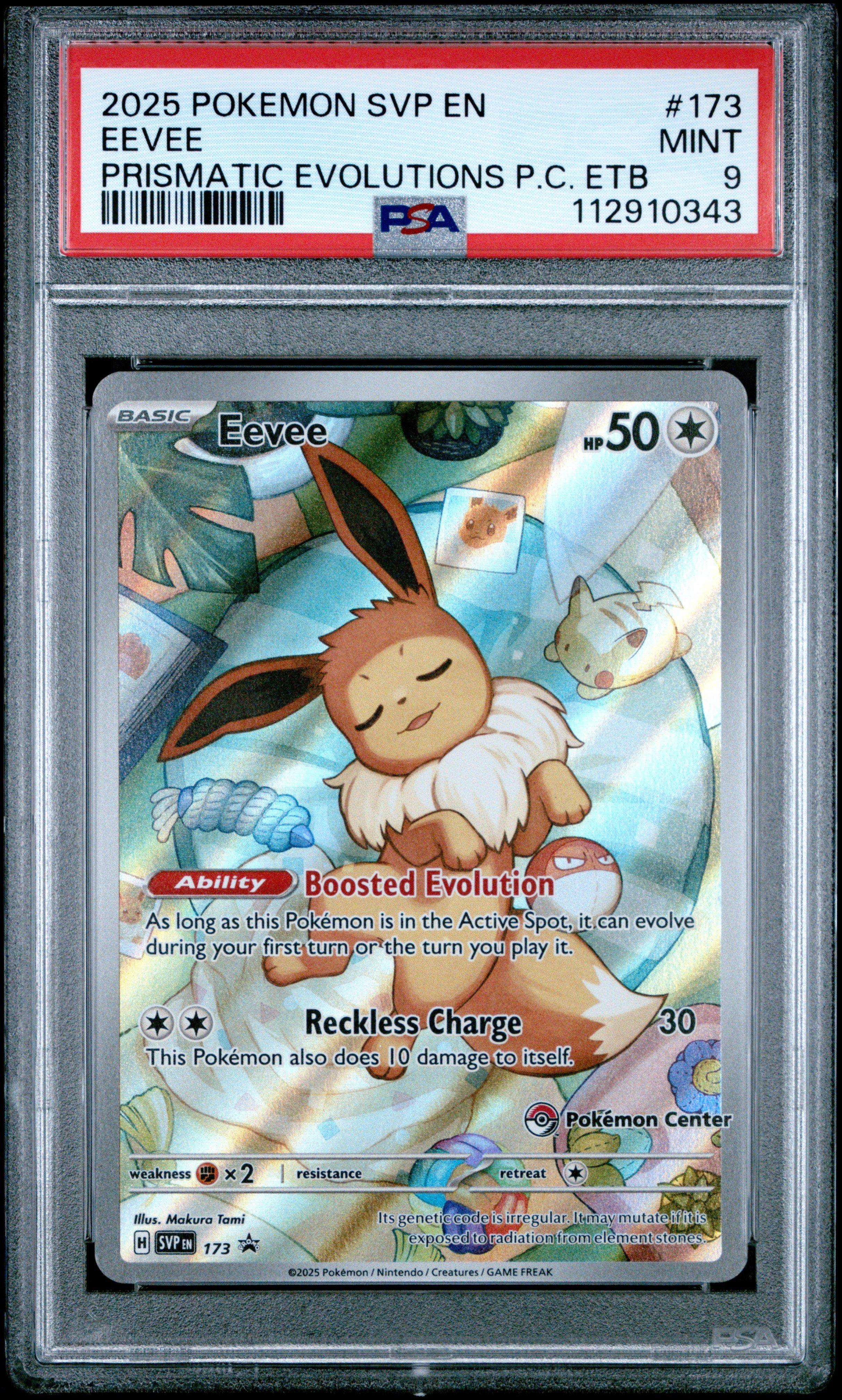 2025 Pokemon Svp En-sv Black Star Promo 173 Eevee Prismatic