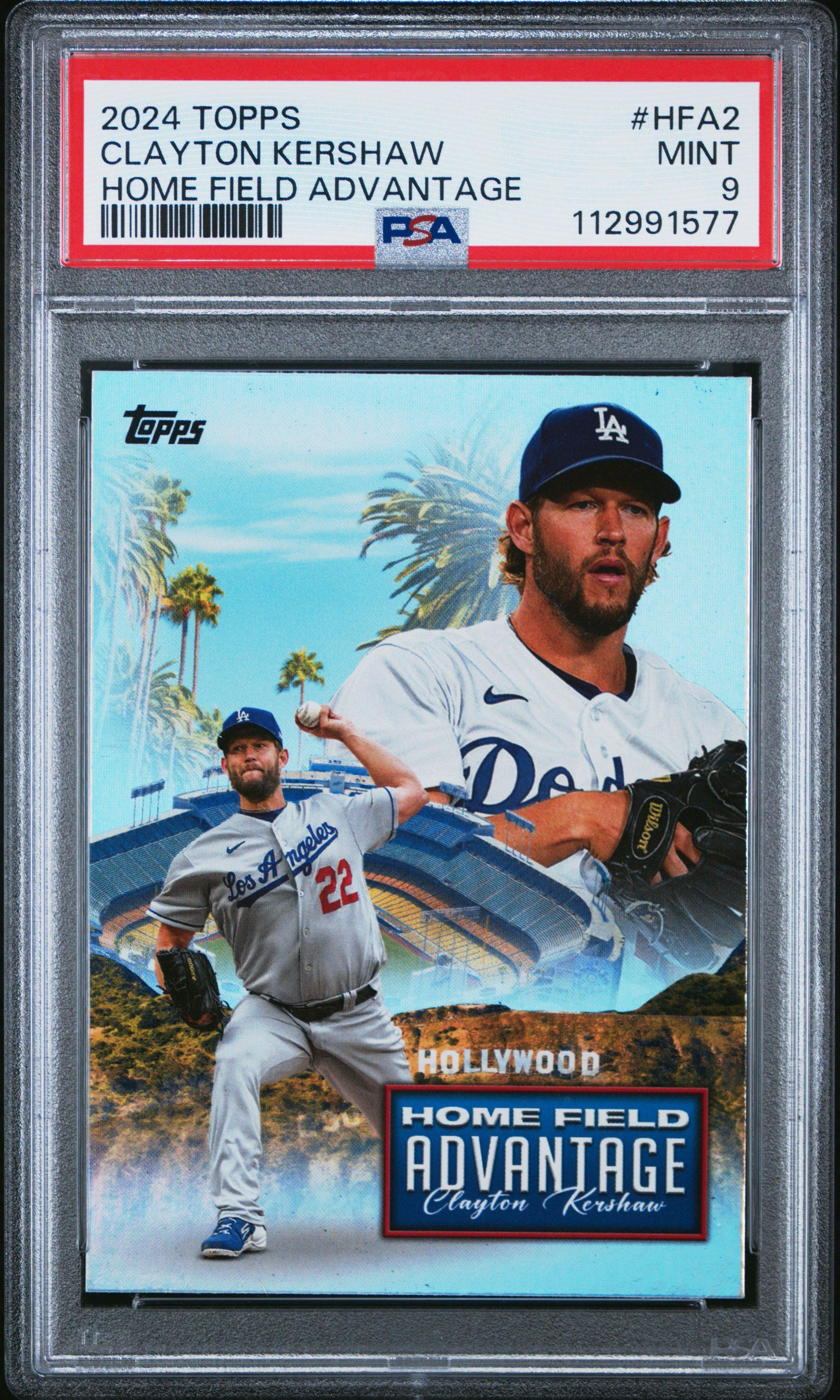 2024 Topps Home Field Advantage Hfa2 Clayton Kershaw PSA
