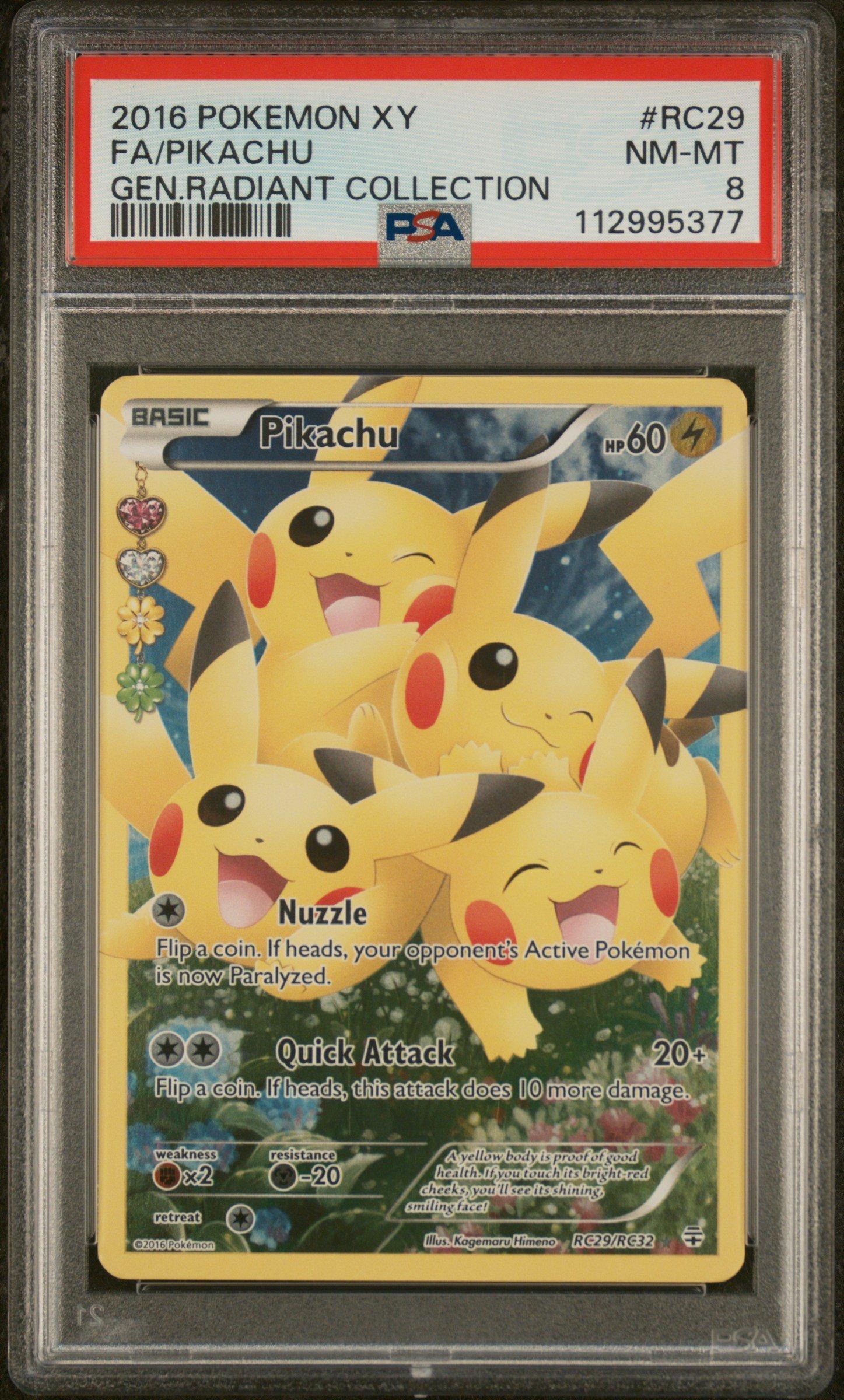 pokemon generations pikachu card 14 Lot - X14 Featuring Pikachu 2016 Pokemon Xy Generations Radiant