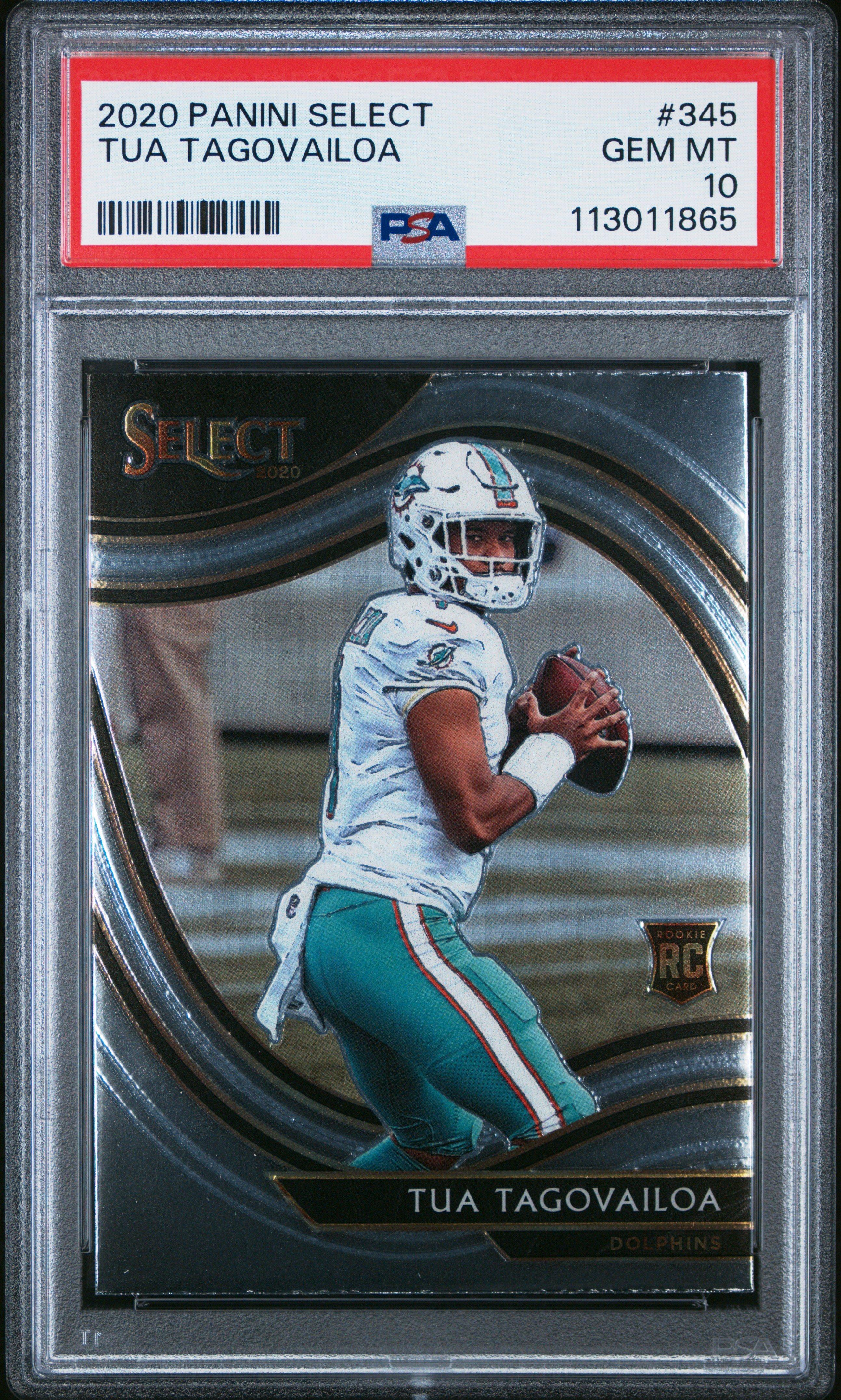 2020 Panini Select 345 Tua Tagovailoa PSA 10 Graded Card | GameStop
