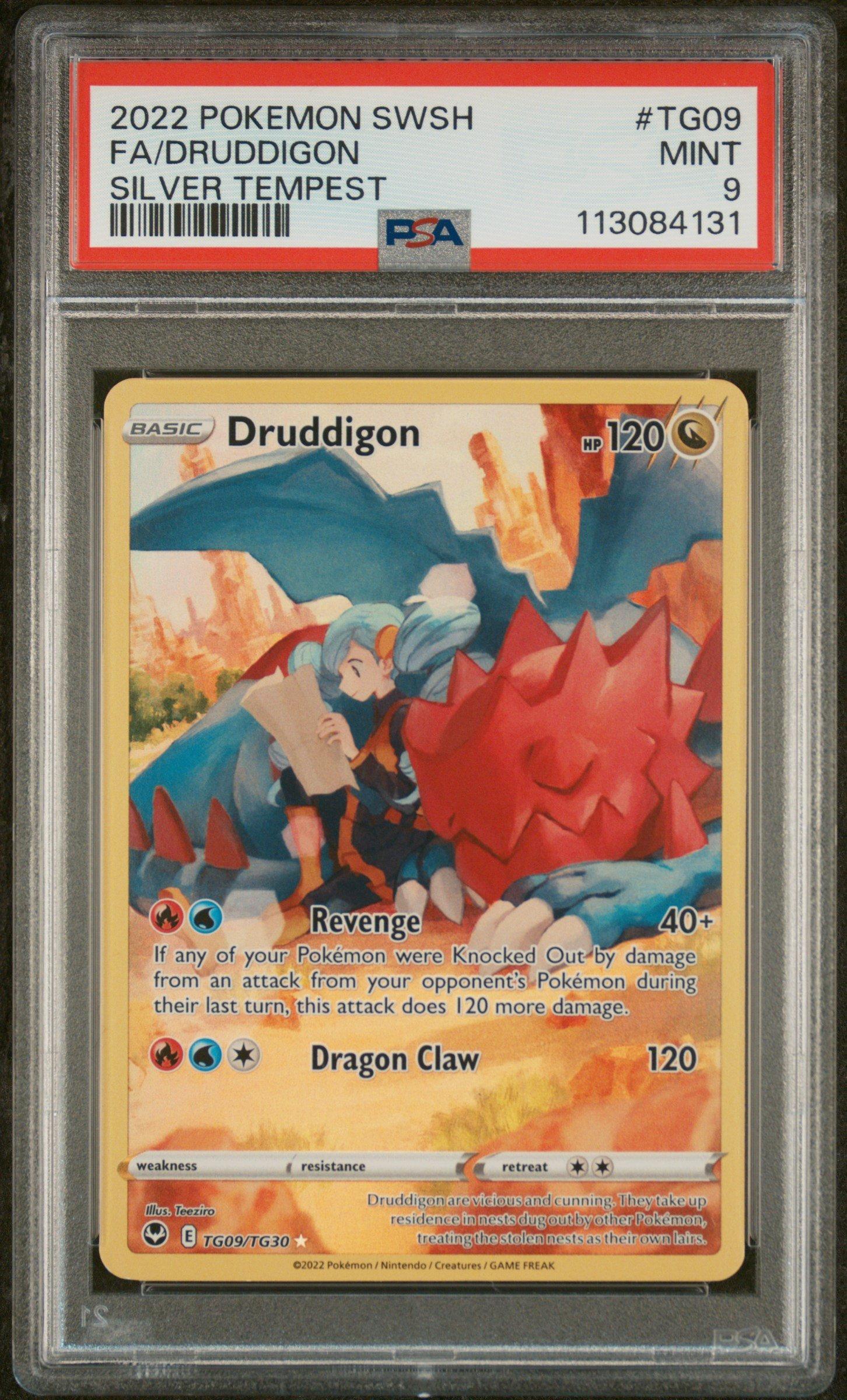 druddigon pokemon card full art Druddigon Pokmon Card (Astral Radiance TG09/TG30) Trainer Gallery
